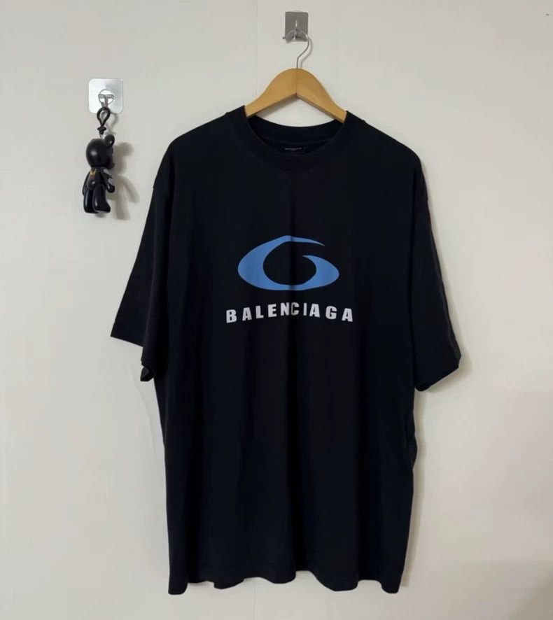 Balenciaga Sports Ring Slogan Short Sleeve