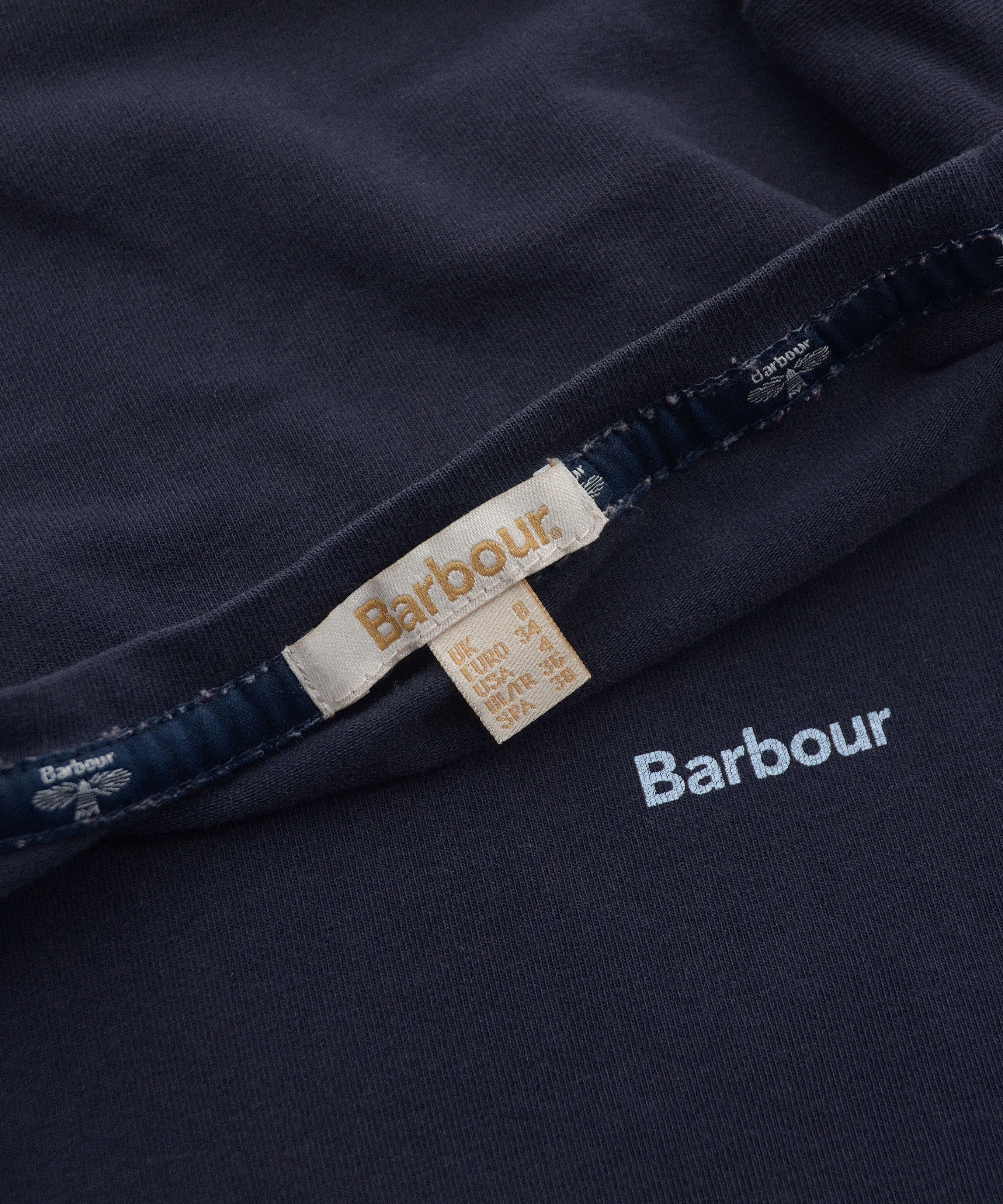 Barbour 🦅T-Shirt Barbour Seaward Fish Tee Hunter Y2K Size S / US 4 / IT 40 - 6 Thumbnail