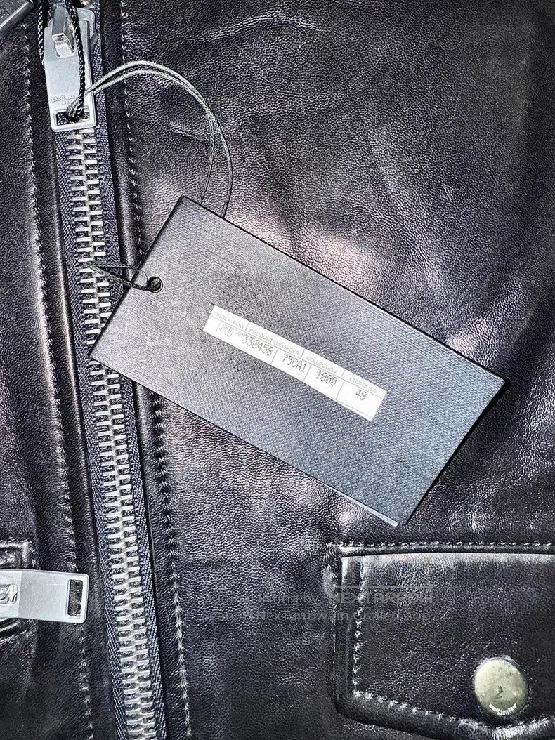 Saint Laurent Paris Saint Laurent Paris Lamb Leather Motorcycle Jacket Size US M / EU 48-50 / 2 - 5 Thumbnail