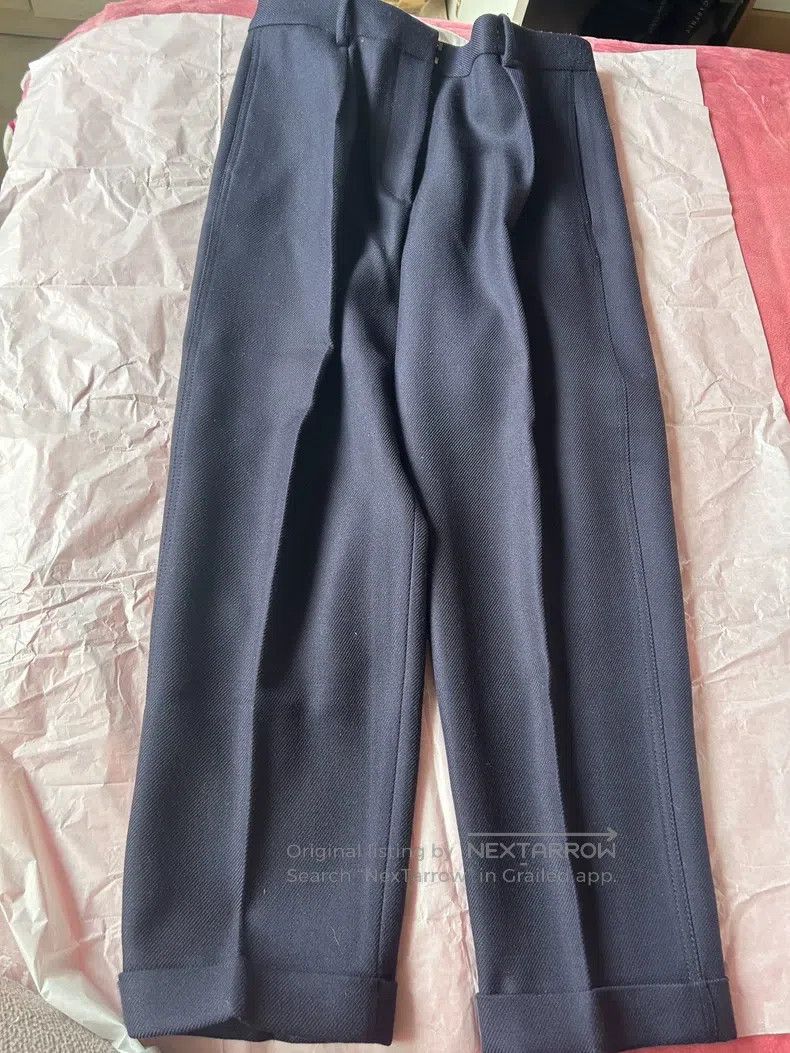 The Row The Row size 6 Glossy Wool Twill Rolled Tapered Straight Le Size 26" / US 2 / IT 38 - 2 Thumbnail