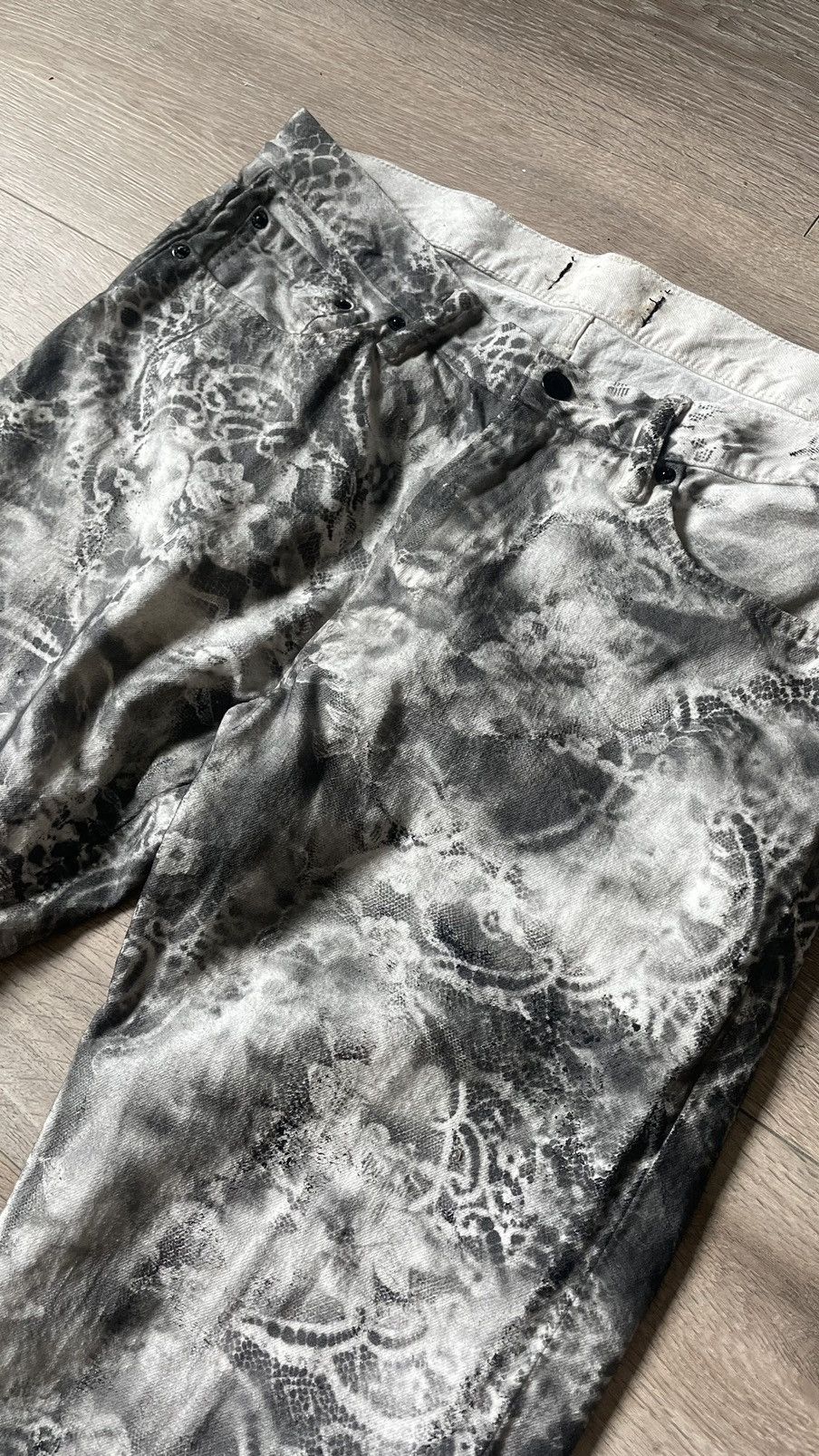 Handmade Honeymoon Hand Painted Denim Size US 32 / EU 48 - 5 Thumbnail