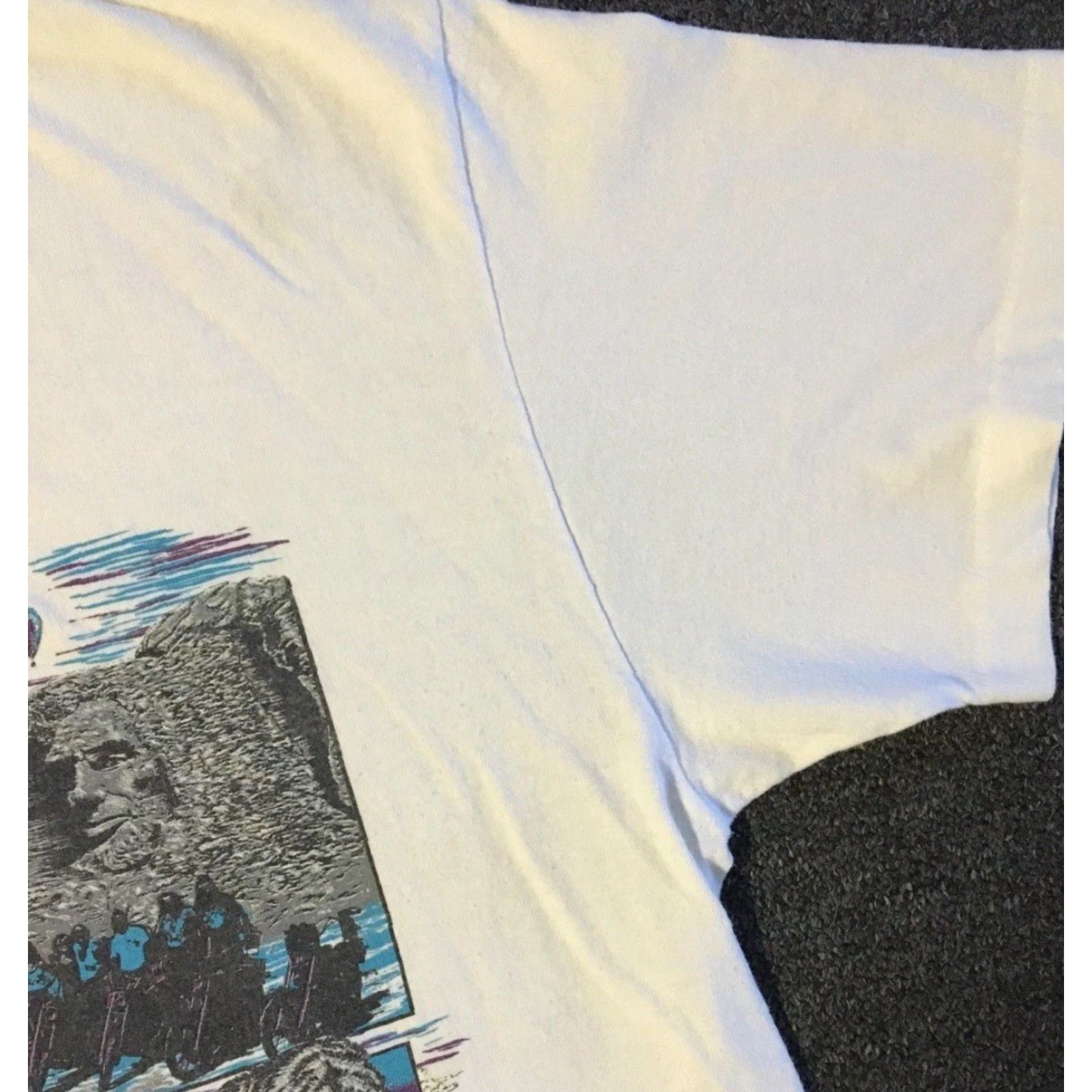 Vintage VINTAGE Harley Davidson Graphic Tee Shirt Mens L White 90s Sturgis South Dakota Grunge Motorcycle Biker USA USA 70s 80s 90s Vintage Shirt Size US L / EU 52-54 / 3 - 7 Thumbnail
