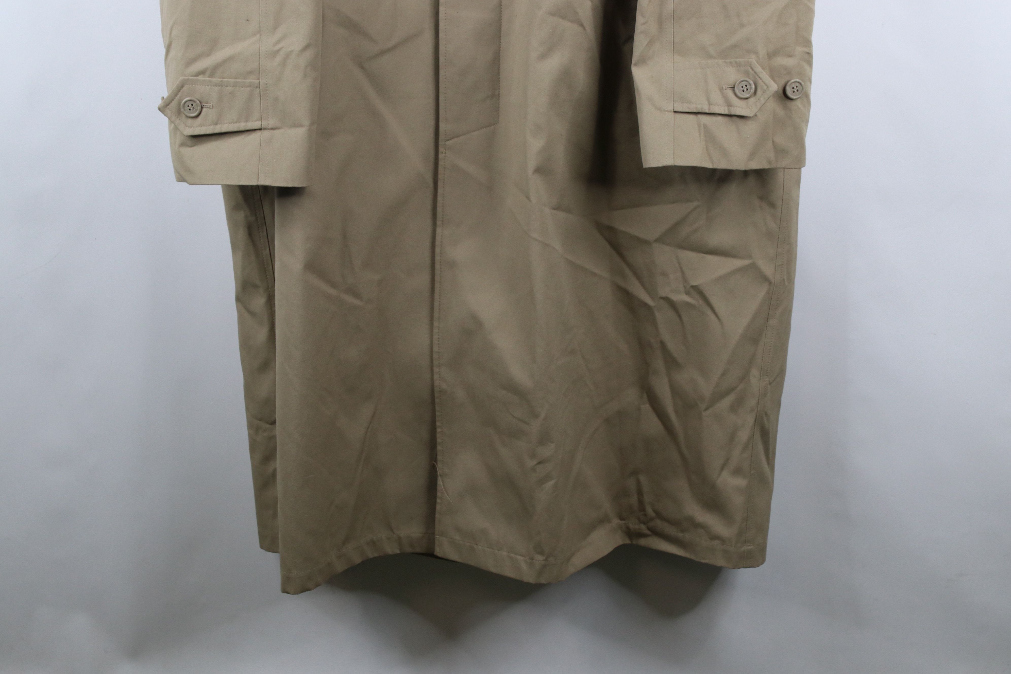 Vintage Vintage 90s Streetwear Lined Trench Coat Rain Jacket Beige Size US XXL / EU 58 / 5 - 4 Thumbnail