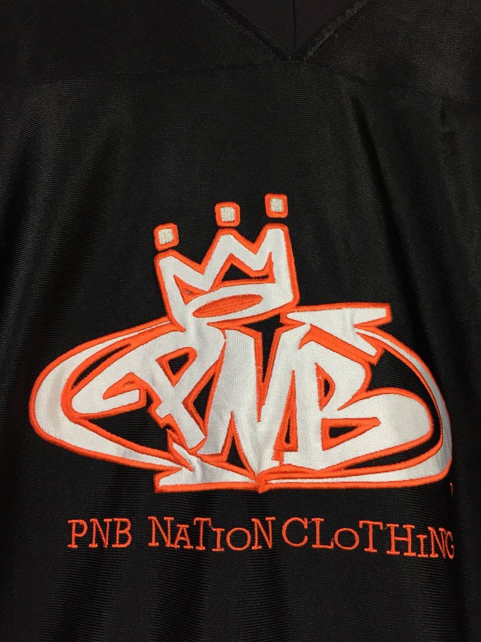 Rap Tees Vtg PNB Nation Embroidered Graffiti Art Logo Hip Hop Tee Size US M / EU 48-50 / 2 - 4 Thumbnail
