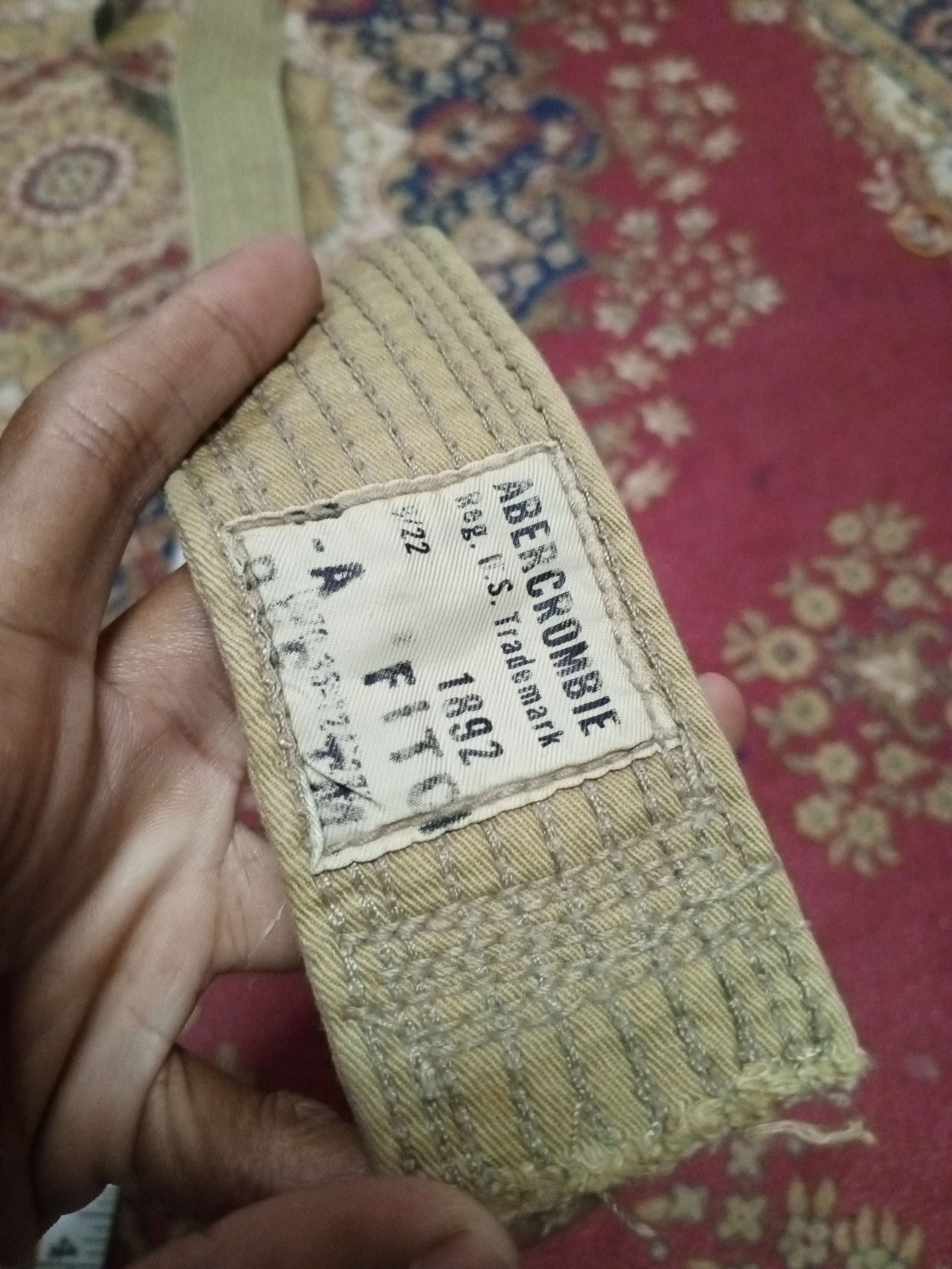 Abercrombie & Fitch Vintage Abercrombie & Fitc Distressed Belt Like Kapital Size ONE SIZE - 9 Thumbnail