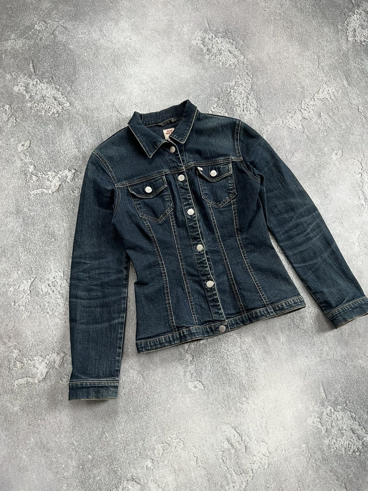Miss Sixty Miss Sixty 60 Denim Fitted Trucker Jacket Flap Pocket Size S Size S / US 4 / IT 40 - 3 Thumbnail