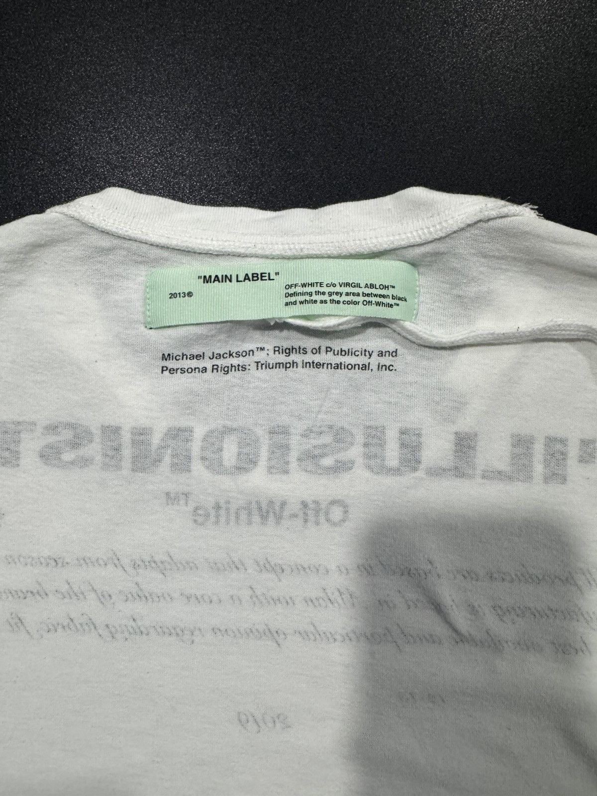 Off-White Off-white t-shirt Micheal Jackson print Size US L / EU 52-54 / 3 - 9 Thumbnail