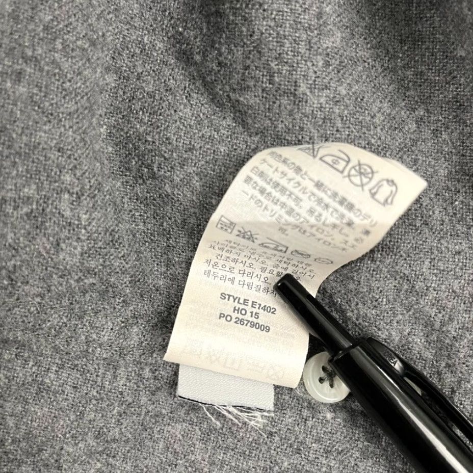 J.Crew J.CREW Button-Up Shirt Mens Large Gray Flannel Wool Blend Elbow Patch Casual Size US L / EU 52-54 / 3 - 3 Thumbnail