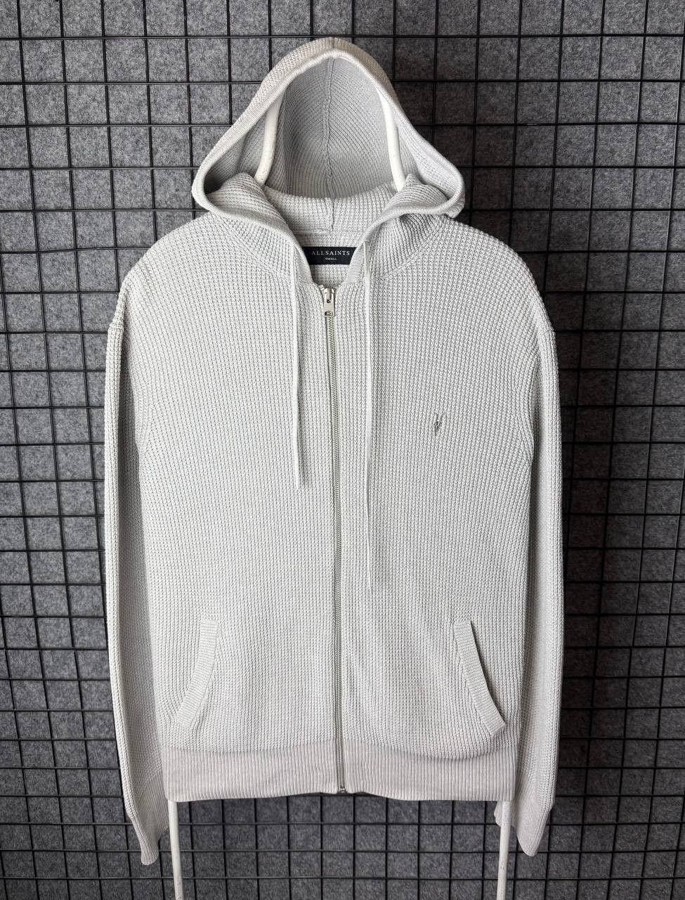 Allsaints Allsaints Zip Waffle Hoodie Size Small Size US S / EU 44-46 / 1 - 1 Thumbnail