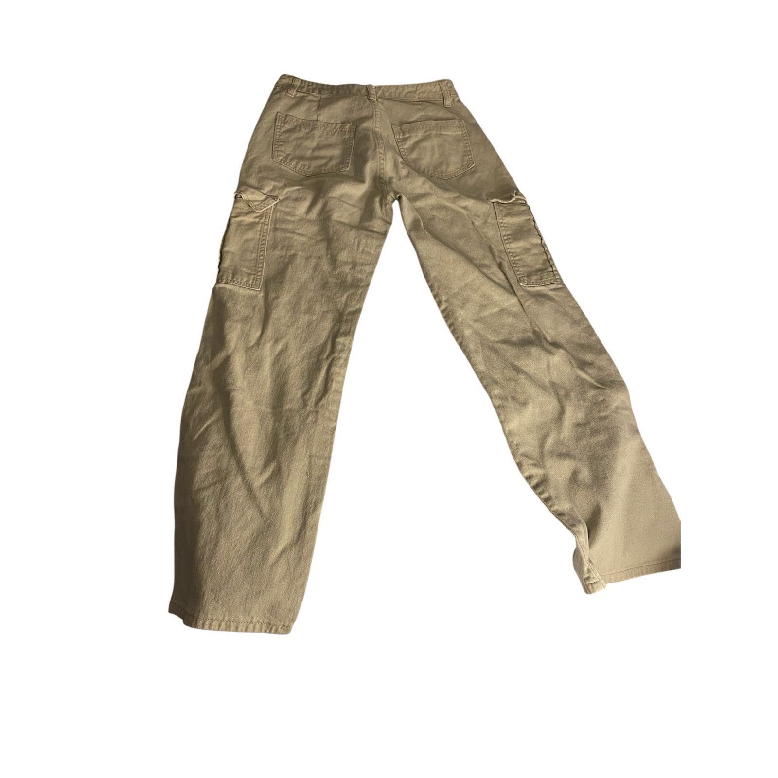 Shein Y2K Utility Cargo Pants Khaki Wide Leg SHEIN Women’s Small Size 24" / US 00 / IT 34 - 5 Thumbnail