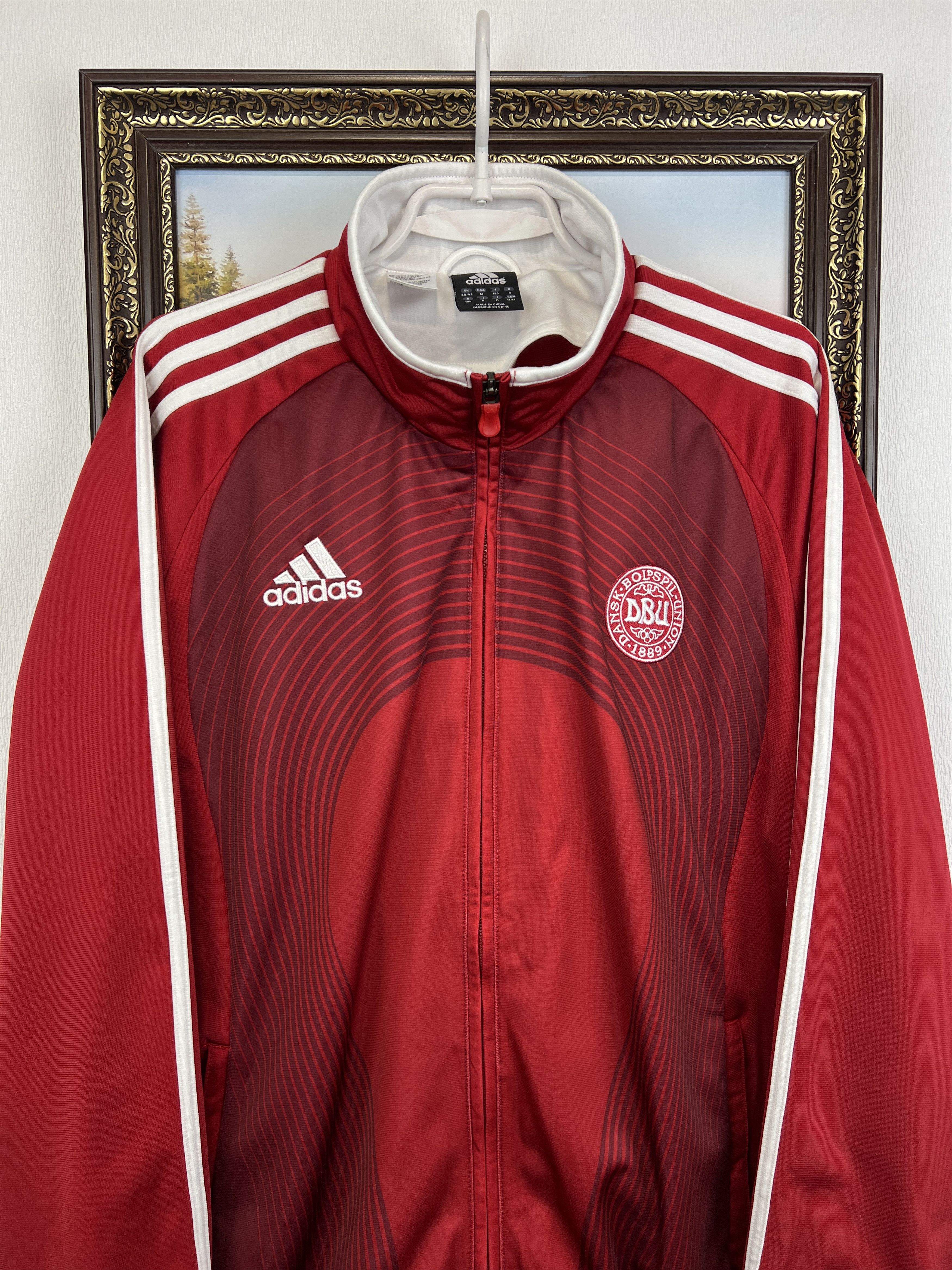 Adidas Vintage Adidas Denmark Football Suit Soccer Jacket Pants Set Size US M / EU 48-50 / 2 - 3 Thumbnail