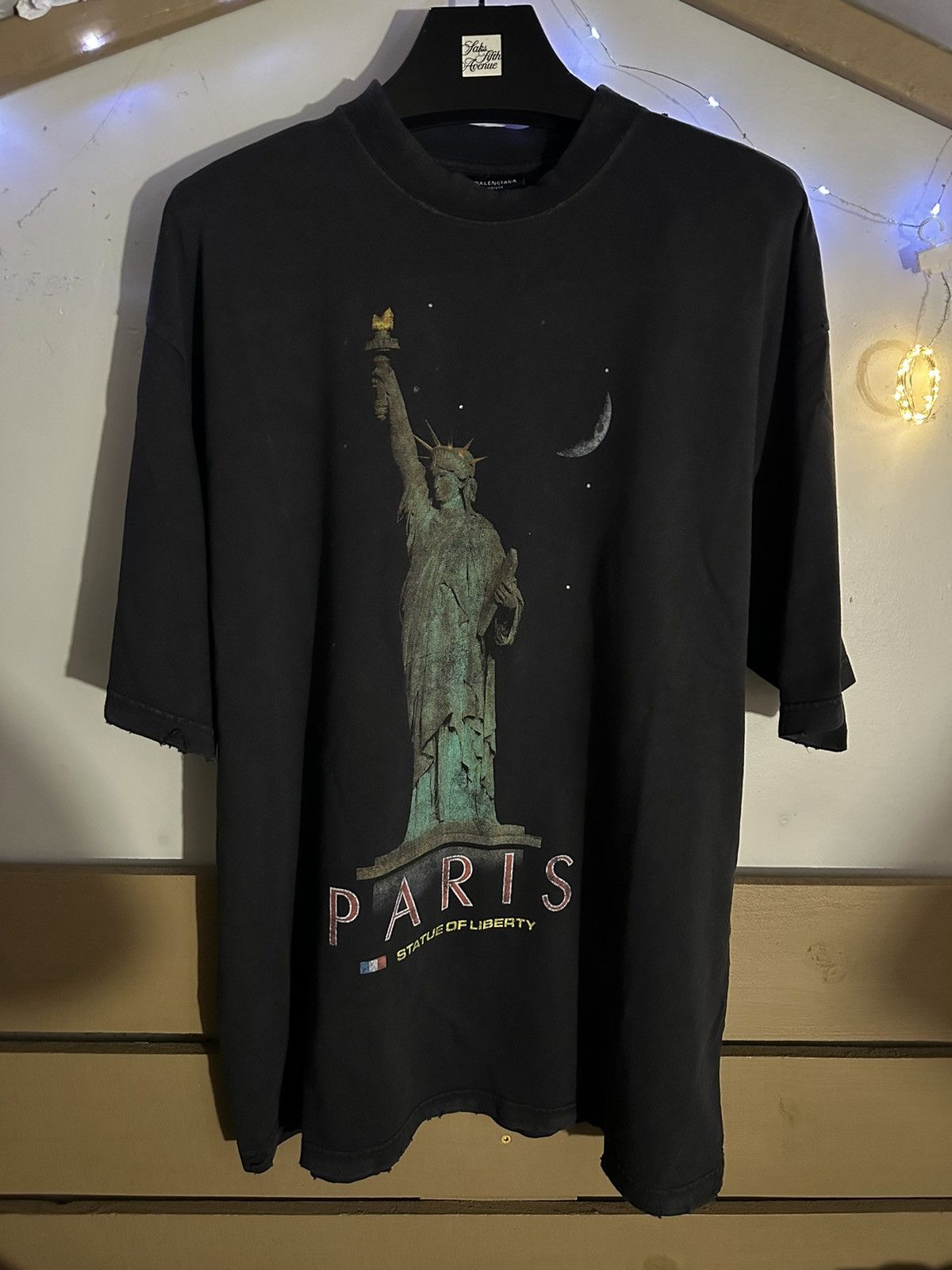 Balenciaga Balenciaga Paris Liberty t shirt size 1 | Grailed