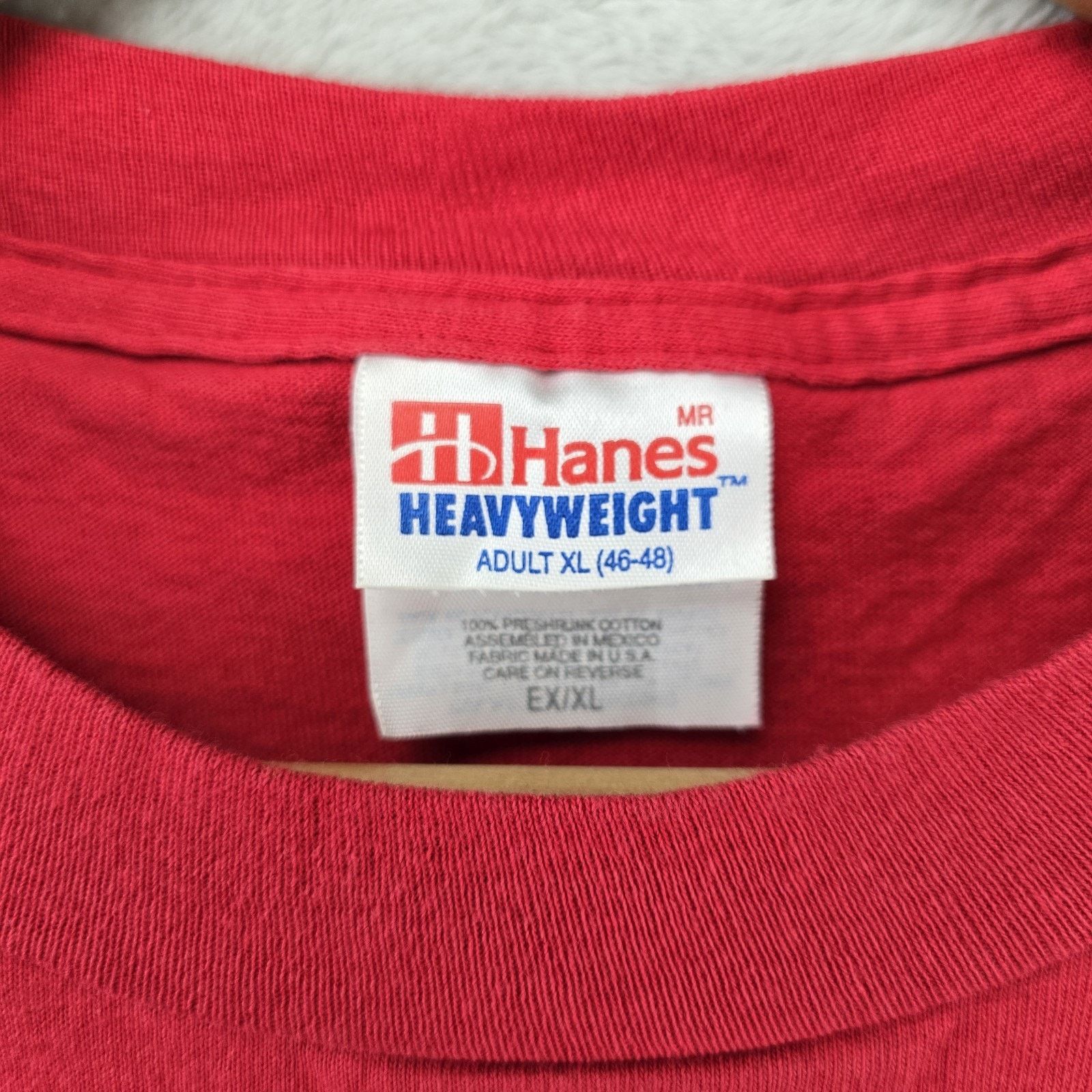 Hanes Vintage Beer Shirt XL No Alcohol No Work Funny Joke Y2K 90s Size US XL / EU 56 / 4 - 3 Thumbnail