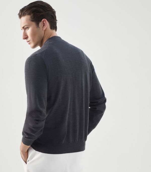 Brunello Cucinelli o1w1db10924 Cardigan in Grey Size US XL / EU 56 / 4 - 4 Thumbnail