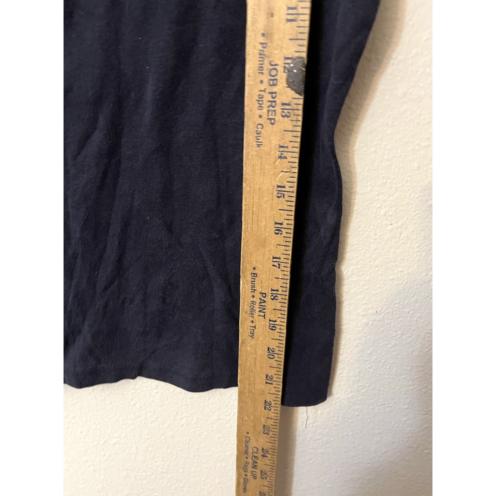 Tommy Hilfiger Tommy Hilfiger Shirt Womens Small Navy Short Sleeve Crew Neck Cotton Jersey Logo Embroidered Tee Size S / US 4 / IT 40 - 4 Thumbnail