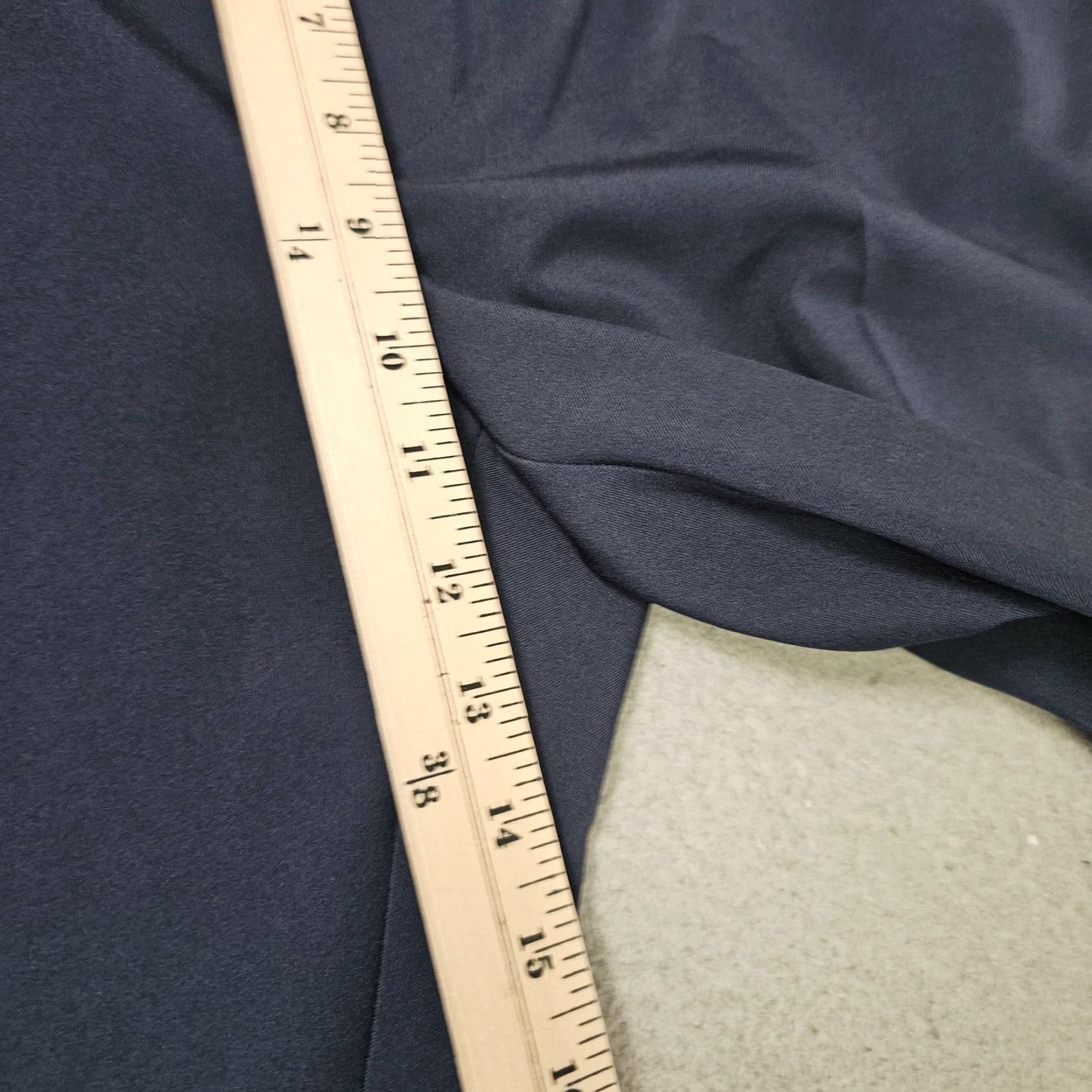 Vintage Greg Norman Mens Dress Pants 33x32 Blue Flat Front Stretch Business Casual 90% Polyester 10% Spandex Size US 32 / EU 48 - 4 Thumbnail