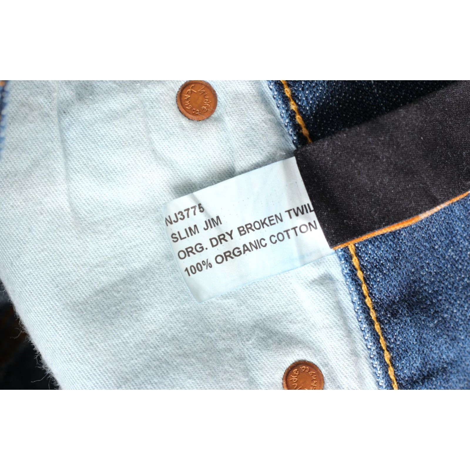 Nudie Jeans NUDIE JEANS SLIM JIM ORG DRY BROKEN TWILL Jeans Men Size W29 L32 29/32 Blue 5-Pocket Denim Straight Vintage No Size US 29 - 7 Thumbnail