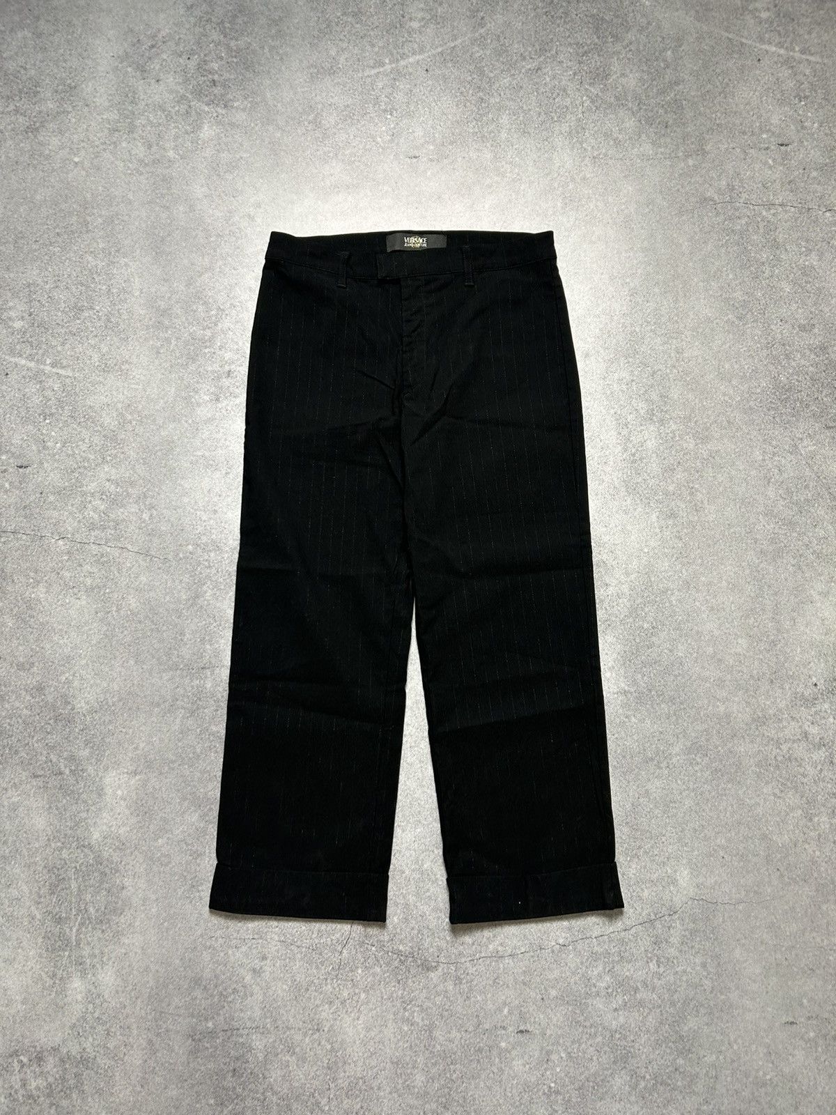 Versace × Versace Jeans Couture Women’s Versace Jeans Couture Jacket & Pants Cropped Suit Size L / US 10 / IT 46 - 13 Thumbnail