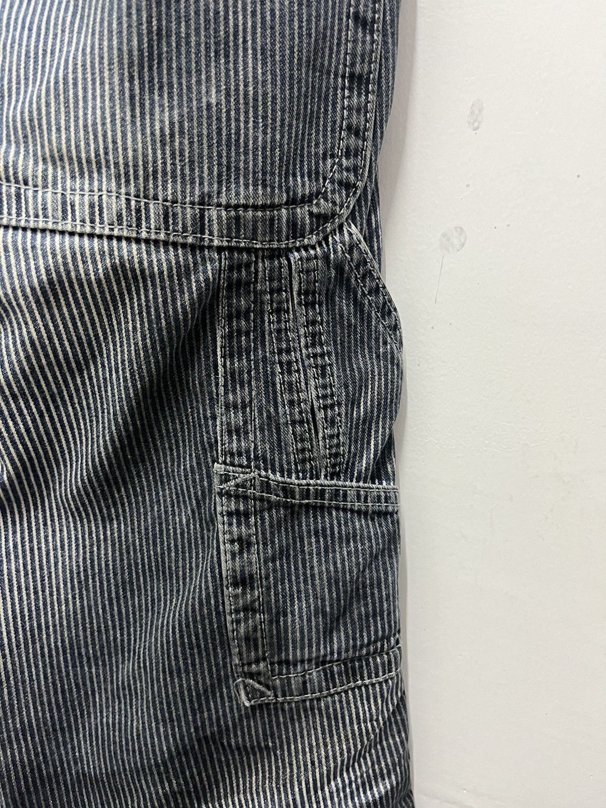 Japanese Brand Gostar De Fuga Japan Hickory Workwear Distressed Denim Pants Size US 31 - 8 Thumbnail