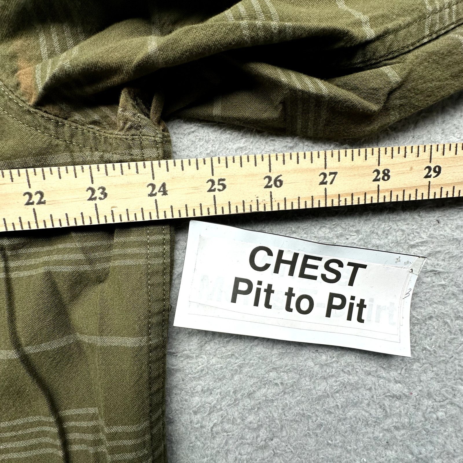 Carhartt Carhartt Loose Fit Midweight Chambray Plaid Shirt Men Large Size US L / EU 52-54 / 3 - 3 Thumbnail