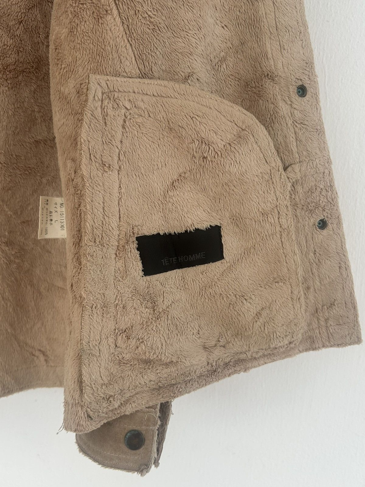 Tete Homme Tete Homme Japan Vintage Suede Brown Shirt Size US M / EU 48-50 / 2 - 10 Thumbnail