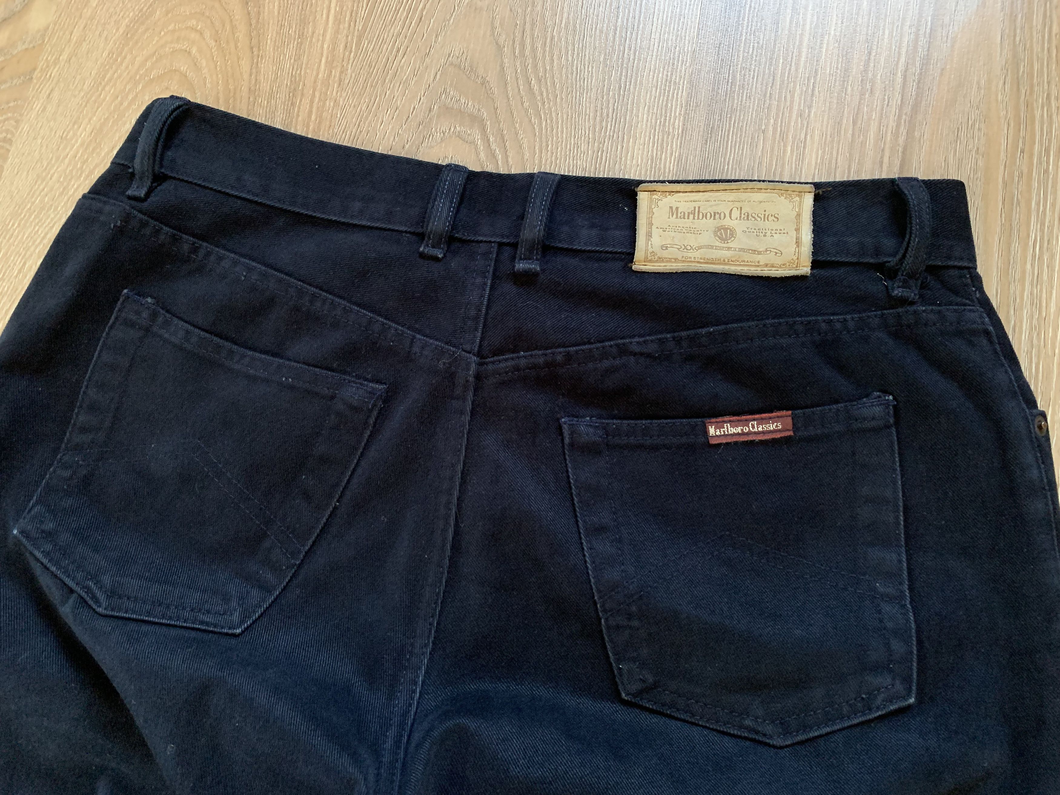 Marlboro Classics × Zara Vintage Marlboro Classics Denim Black Jeans Size US 36 / EU 52 - 6 Thumbnail