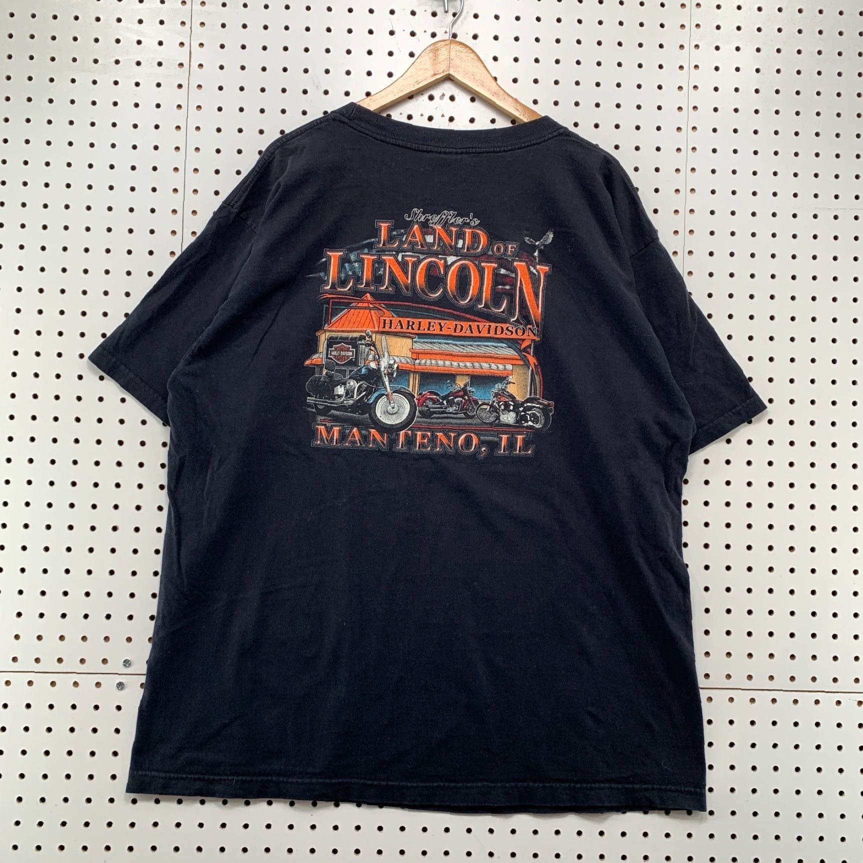 Harley Davidson VINTAGE Harley Davidson T-Shirt Mens 2XL Black Graphic Motorcycle Apparel Summer Size US XXL / EU 58 / 5 - 2 Thumbnail