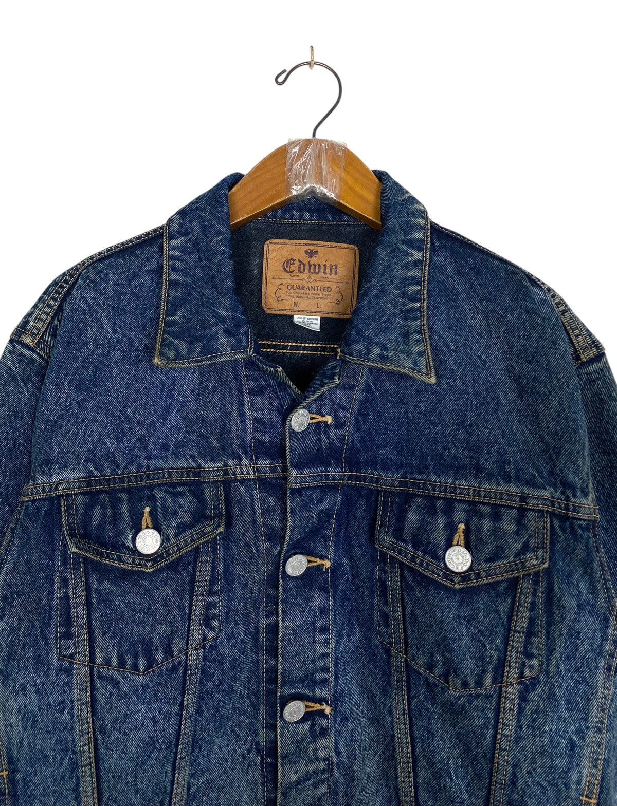 Edwin Rare‼️ Vintage Edwin Trucker Denim Jacket Made in Japan Size US M / EU 48-50 / 2 - 4 Thumbnail