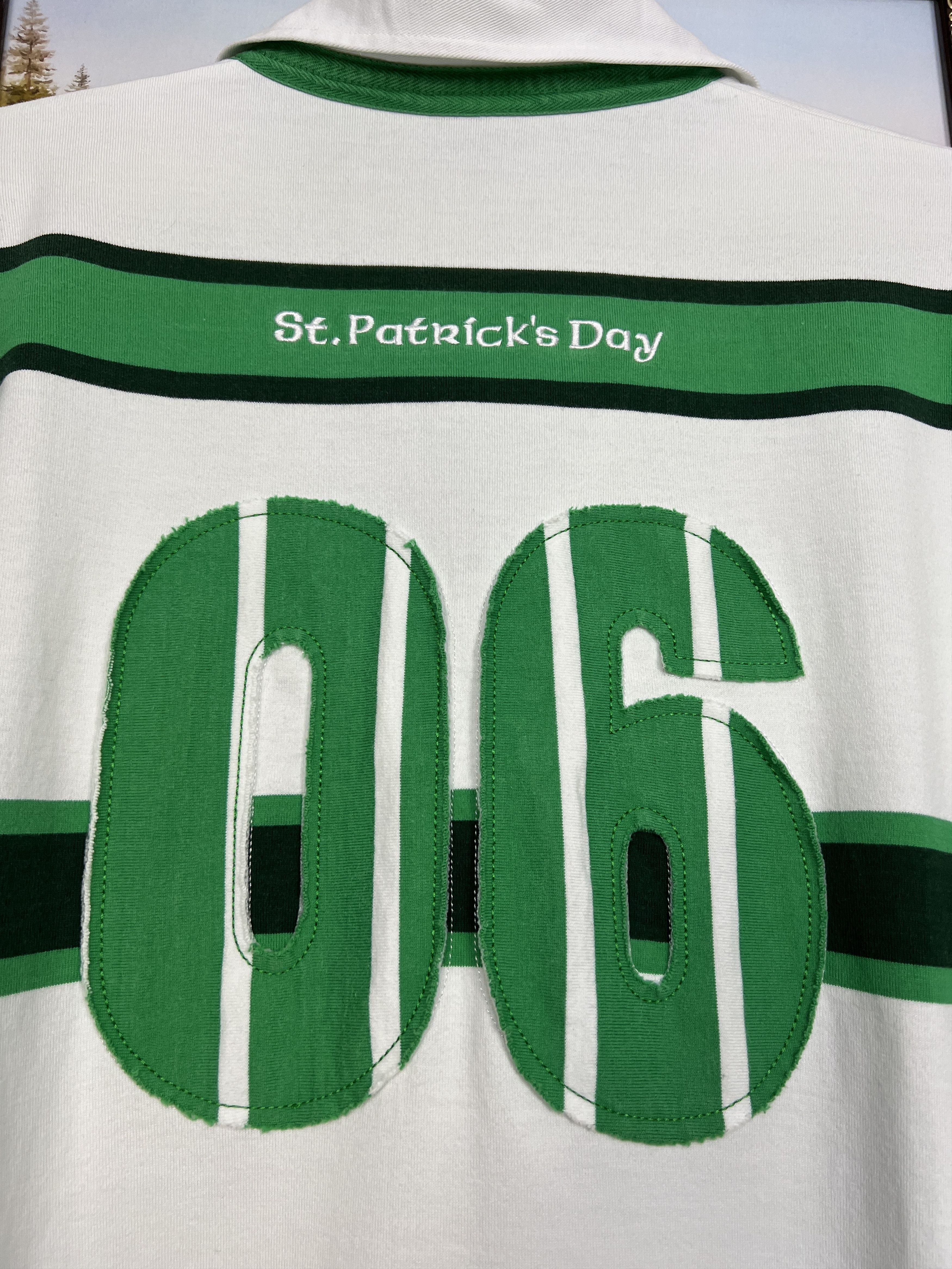 Canterbury of New Zealand London Irish St Patricks Day Rugby Union Shirt Jersey Size US L / EU 52-54 / 3 - 11 Thumbnail