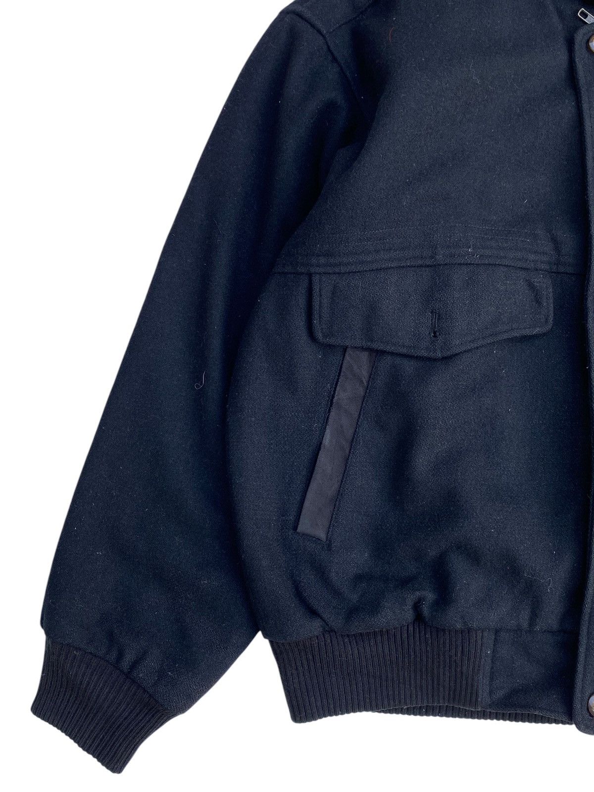 Issey Miyake Vintage Riverson Wool Bomber Jacket Issey Miyake Style Size US L / EU 52-54 / 3 - 4 Thumbnail