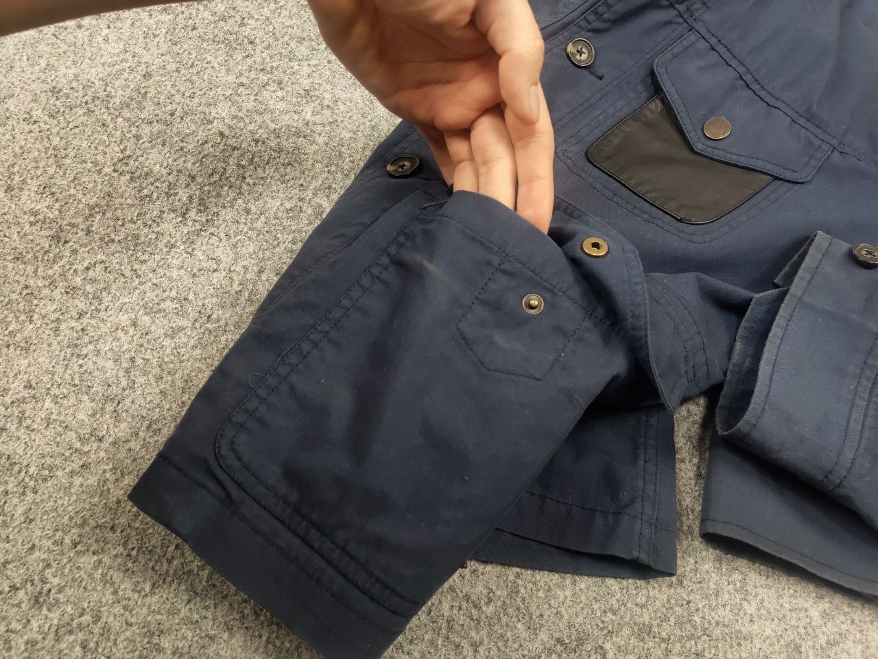 Chevignon Vintage Chevignon Light Pocket blue B Worker Jacket Size US S / EU 44-46 / 1 - 14 Thumbnail