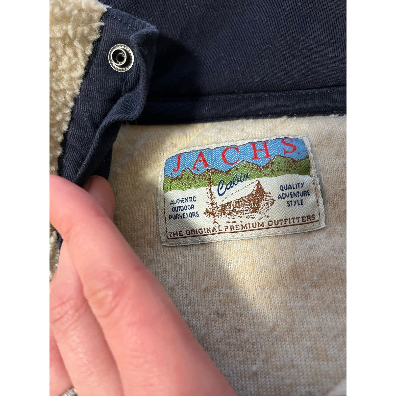 JACHS NY Jachs men’s Sherpa pullover size medium Size US L / EU 52-54 / 3 - 3 Thumbnail