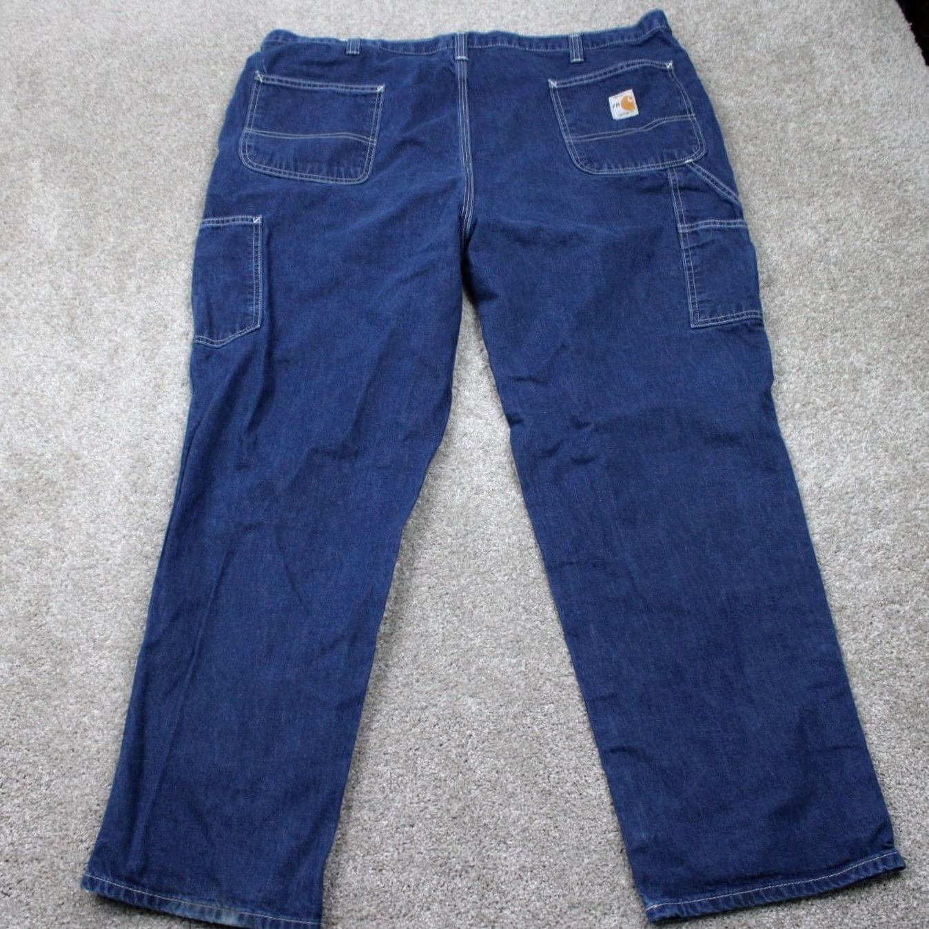 Carhartt Carhartt FR Jeans Mens 44x30 Blue Relaxed Fit Denim Jeans Size US 44 / EU 60 - 6 Thumbnail