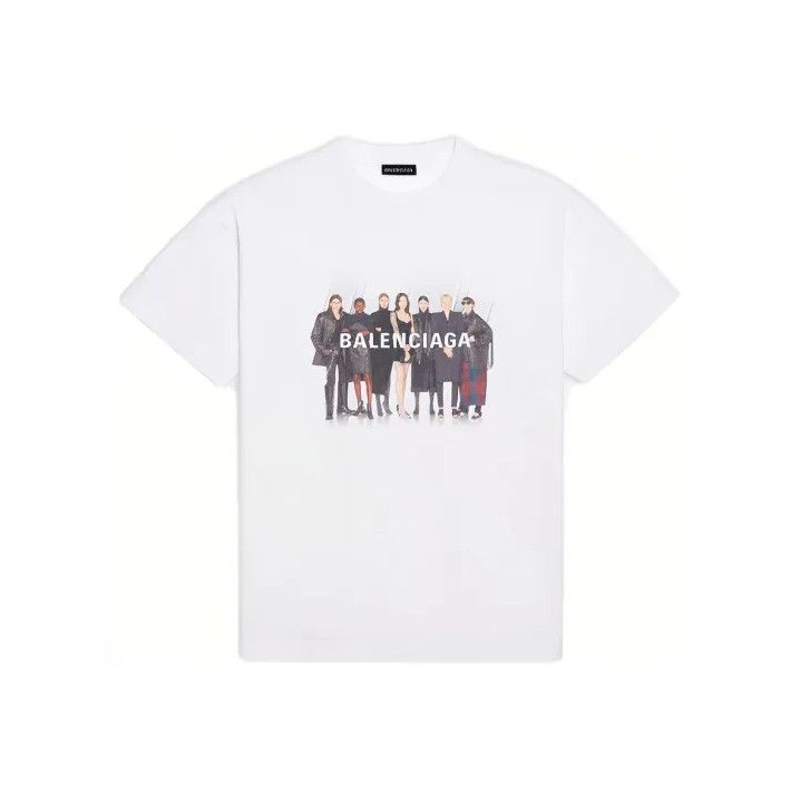 Balenciaga Balenciaga Graphic Printed Short Sleeve T-Shirt Size US S / EU 44-46 / 1 - 1 Thumbnail