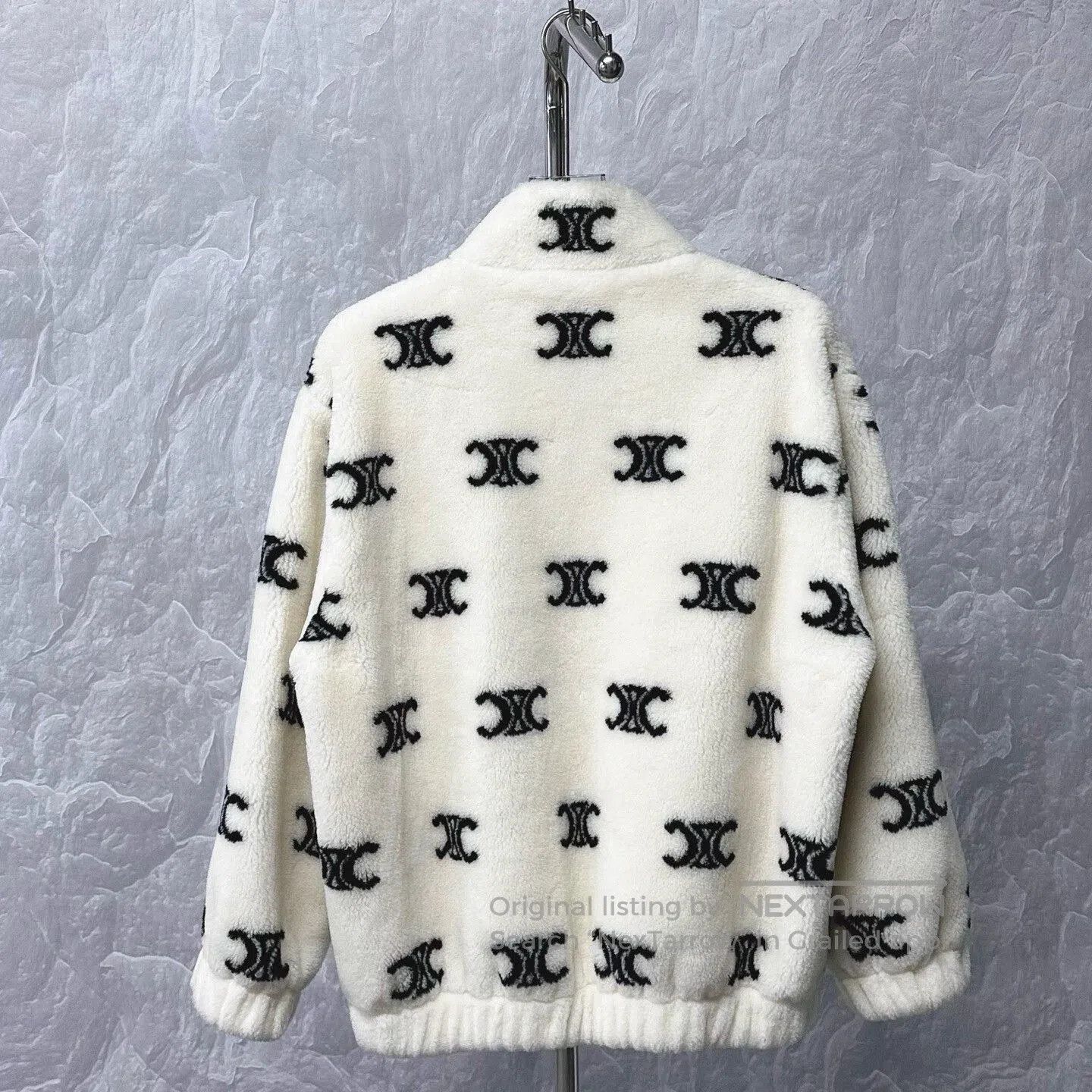 Celine celine printed teddy coat in size small. Size S / US 4 / IT 40 - 4 Thumbnail