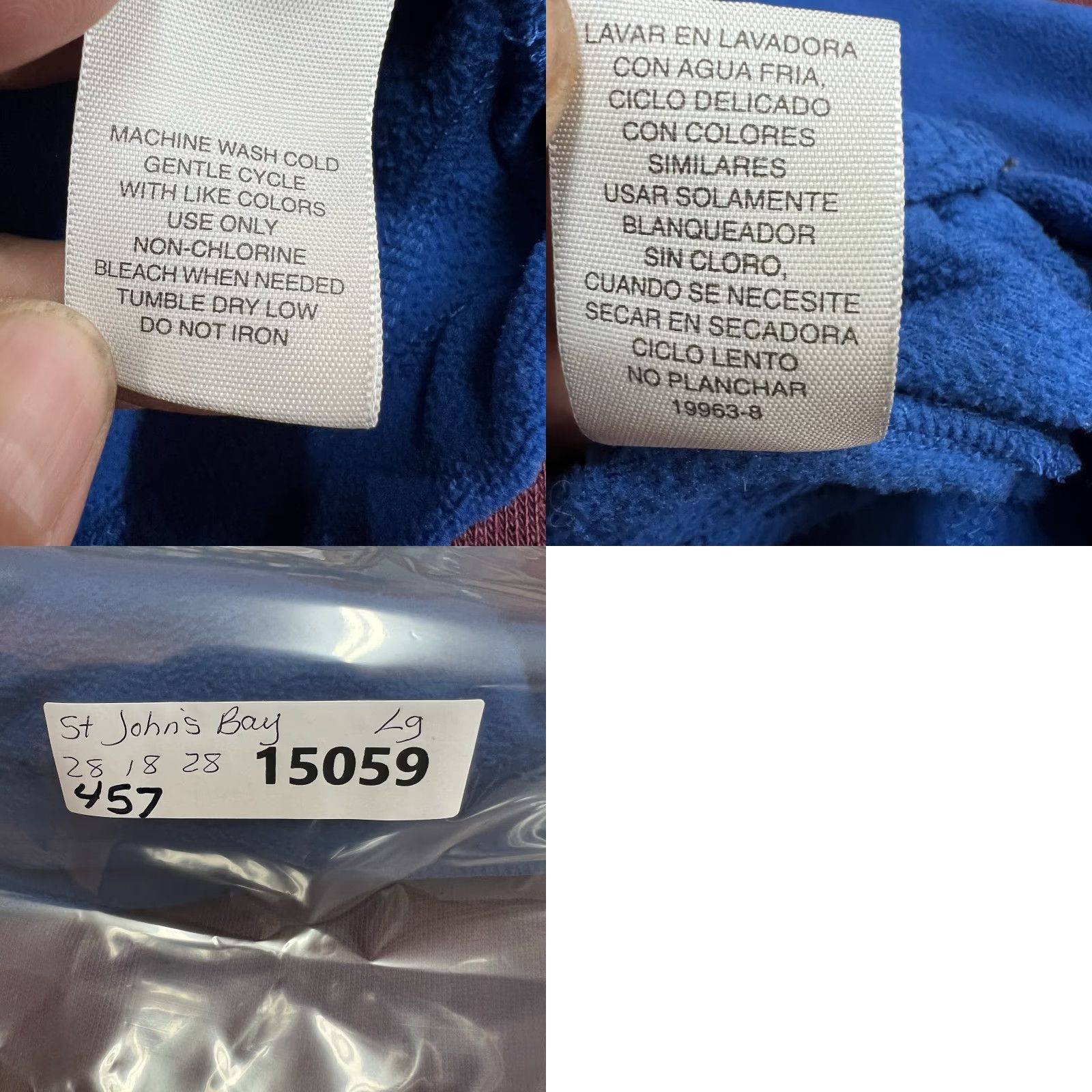 Vintage St. John's Bay 1/4 Zip Fleece Pullover Mens Size L Blue ZIP 1/4 Fleece Pullover St. John's Bay Blue 1/4 Zip Fleece Pullover Mens Size L Blue Size US L / EU 52-54 / 3 - 8 Thumbnail