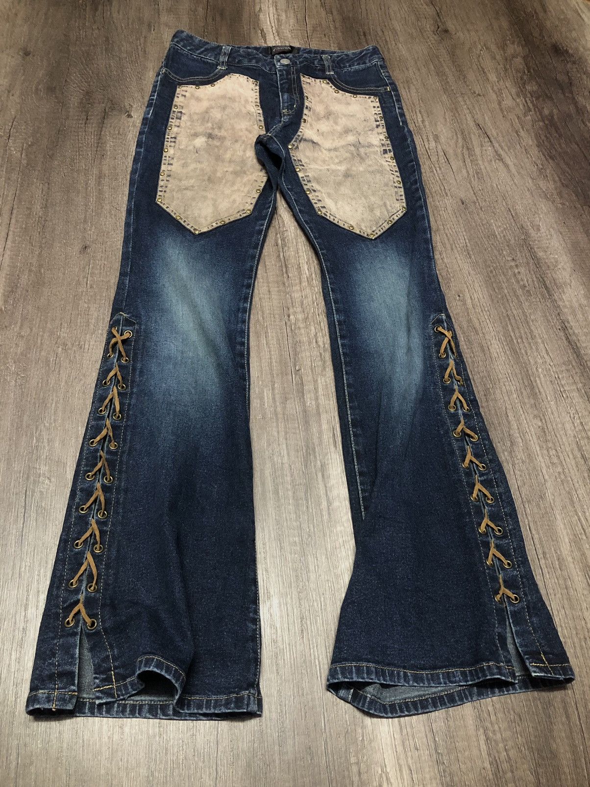 Designer × Japanese Brand VINTAGE ORIRIN FLARE JEANS JAPANESE BRAND Size 27" / US 4 / IT 40 - 8 Thumbnail