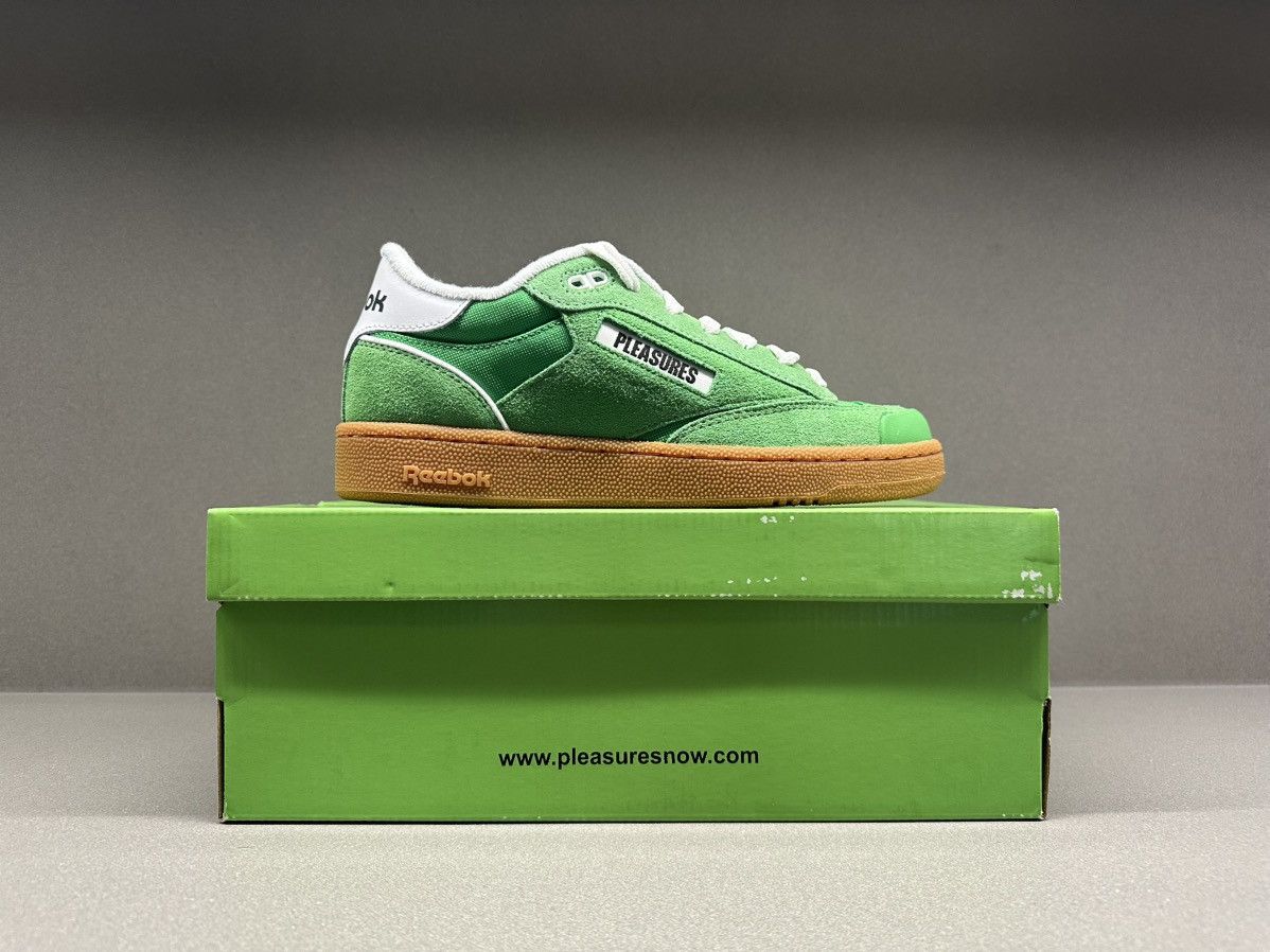 Pleasures × Reebok Reebok Club C Bulc Pleasures Sport Green Gum Size US 7.5 / EU 40-41 - 3 Thumbnail