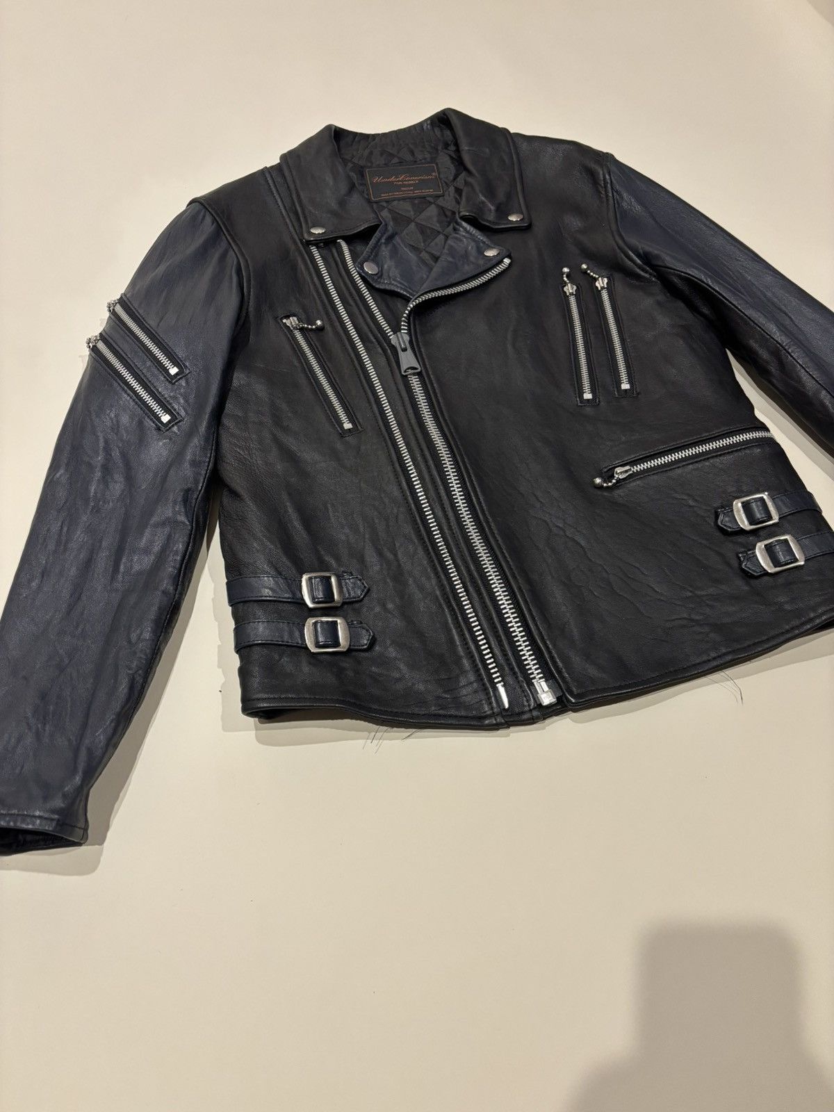 Undercover Undercover AW03 ‘Paper Doll’ Sheepskin Riders Leather Jacket Size US M / EU 48-50 / 2 - 8 Thumbnail