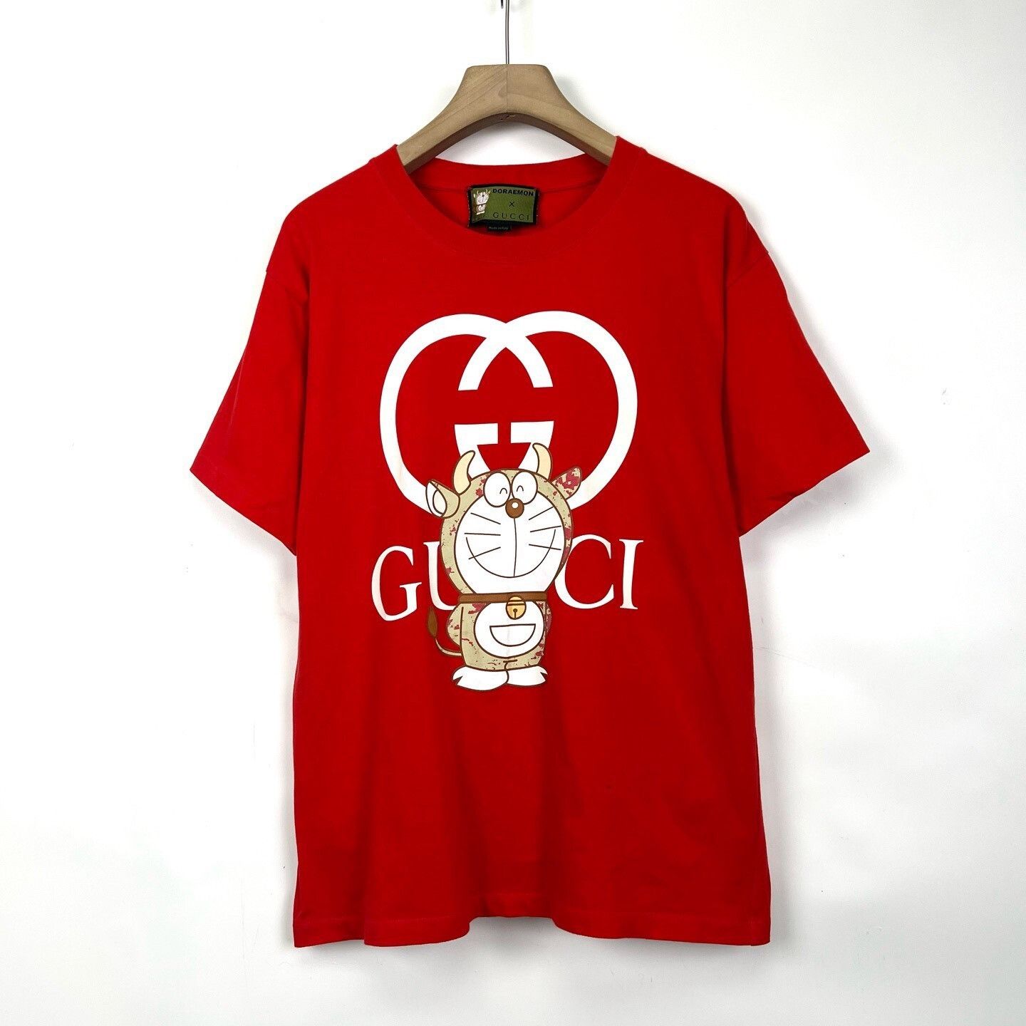 Gucci Gucci x Doraemon Red Loose Short-Sleeve Size XS / US 0-2 / IT 36-38 - 1 Thumbnail