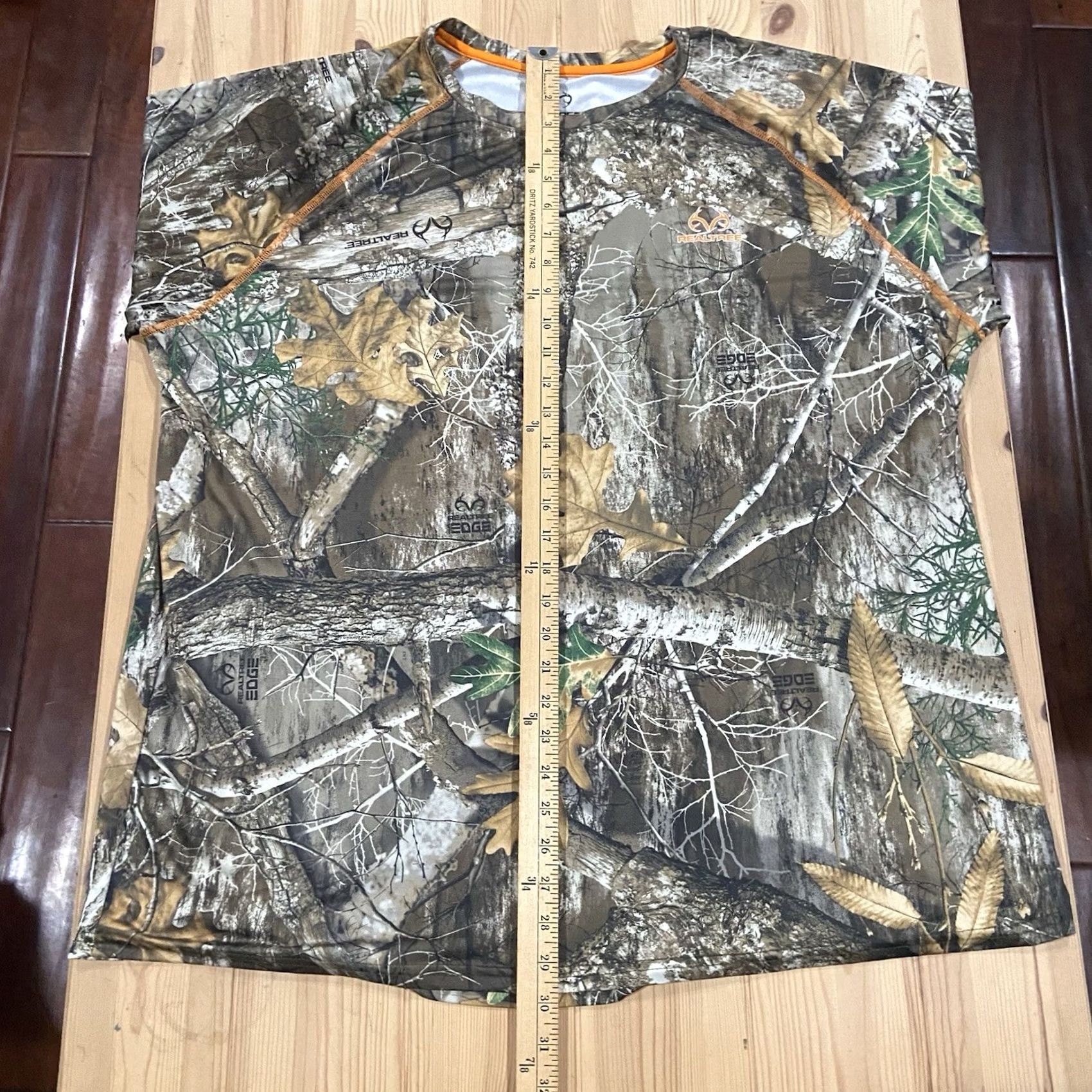 Realtree VINTAGE RealTree Edge Performance Polyester Camouflage Long Sleeve Shirt 2XL Realtree Men Shirt Camouflage All Seasons Garden Tree RT4 Design VINTAGE Size US XXL / EU 58 / 5 - 5 Thumbnail