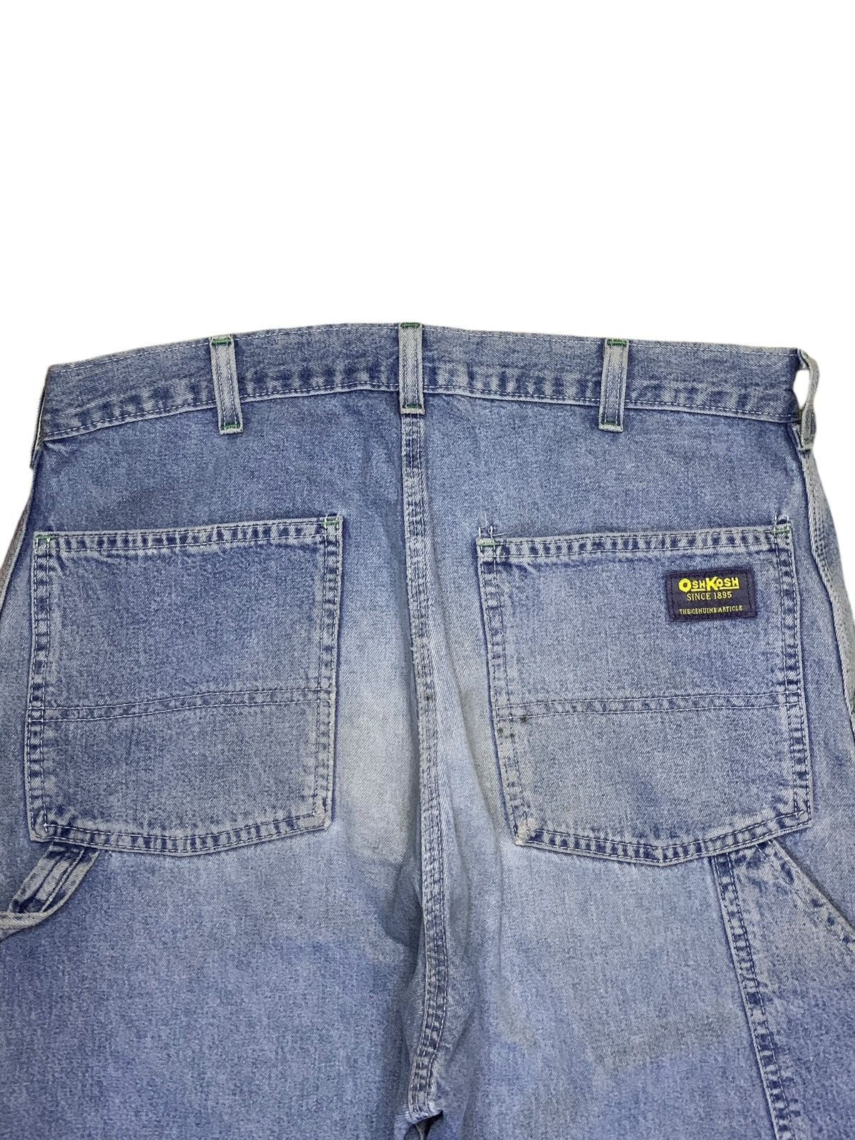 Oshkosh SALES🔥 Oshkosh Blue Wash Distress Baggy Carpenter Jeans Size US 30 / EU 46 - 8 Thumbnail