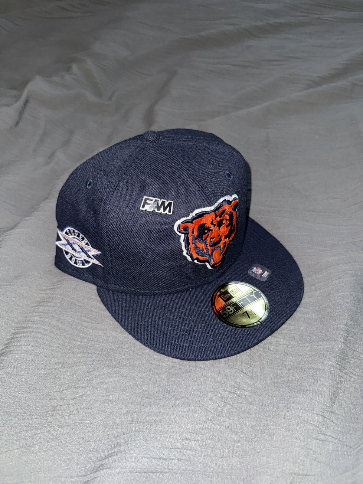 New Era Chicago Bears fitted hat 7 3/8 by famcap Size ONE SIZE - 1 Thumbnail