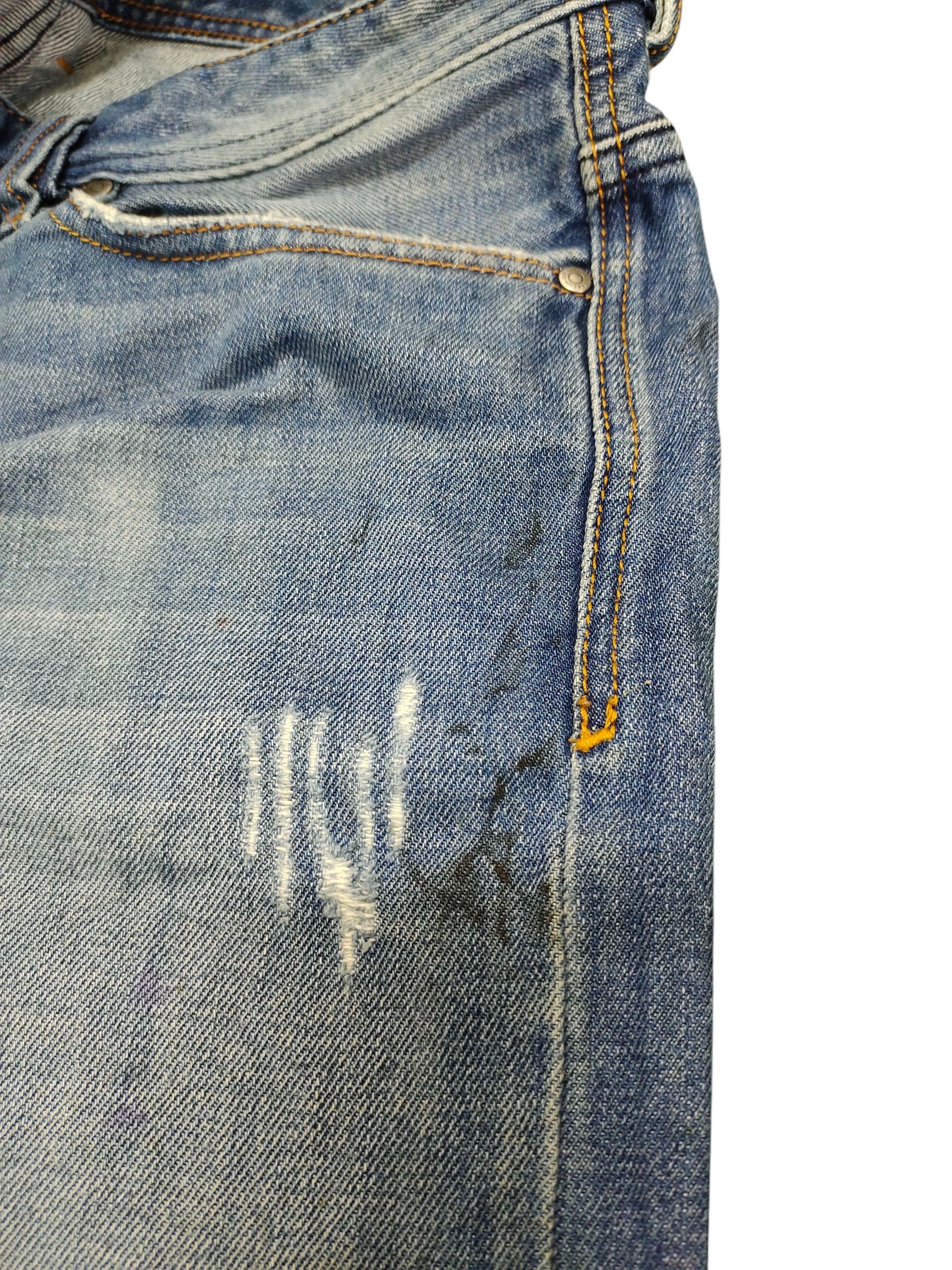 Diesel Vintage Y2k Diesel Viker Clawmark Distress Denim Jeans Size US 34 / EU 50 - 15 Thumbnail