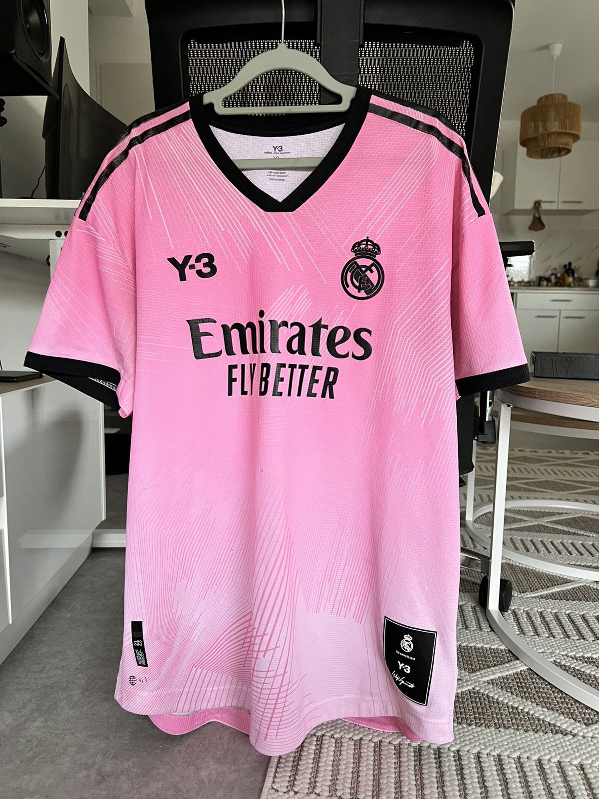 Y-3 Real Madrid Pink Jersey – Worn a Few Times Box Included