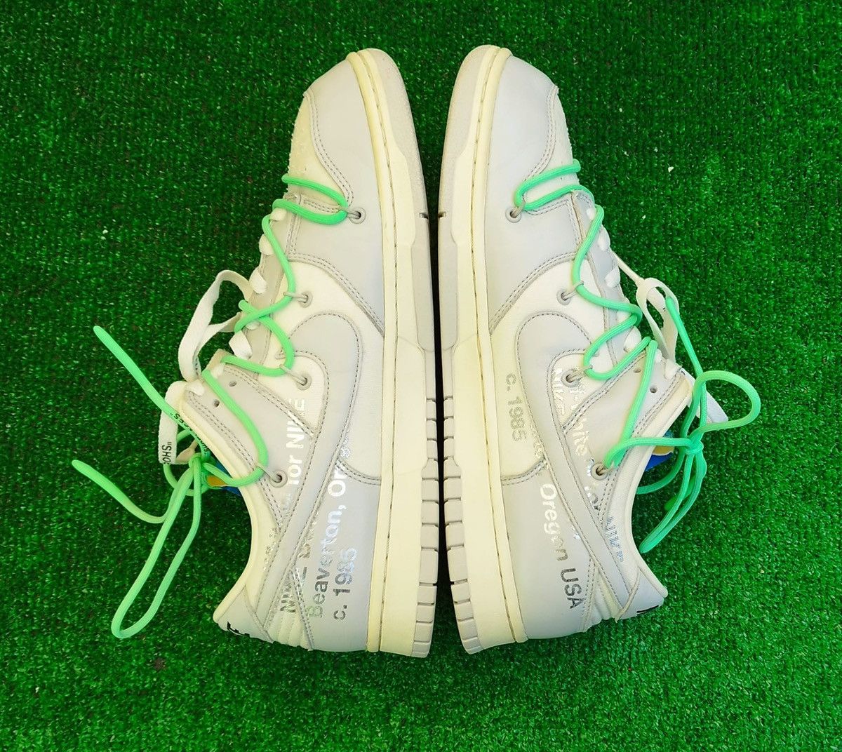 Nike × Off-White Sneakers Nike Dunk Low X Off-White Lot 26 #11,5 Size US 11.5 / EU 44-45 - 6 Thumbnail