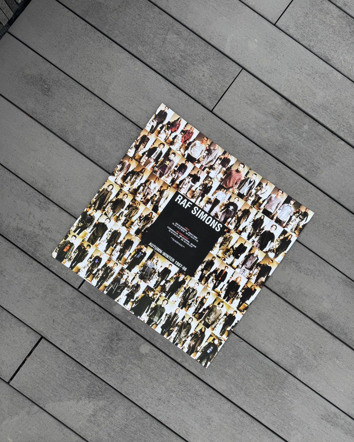 Raf Simons Raf Simons Autumn Winter 1997 1998 Big Size Promotion Poster Size ONE SIZE - 9 Thumbnail