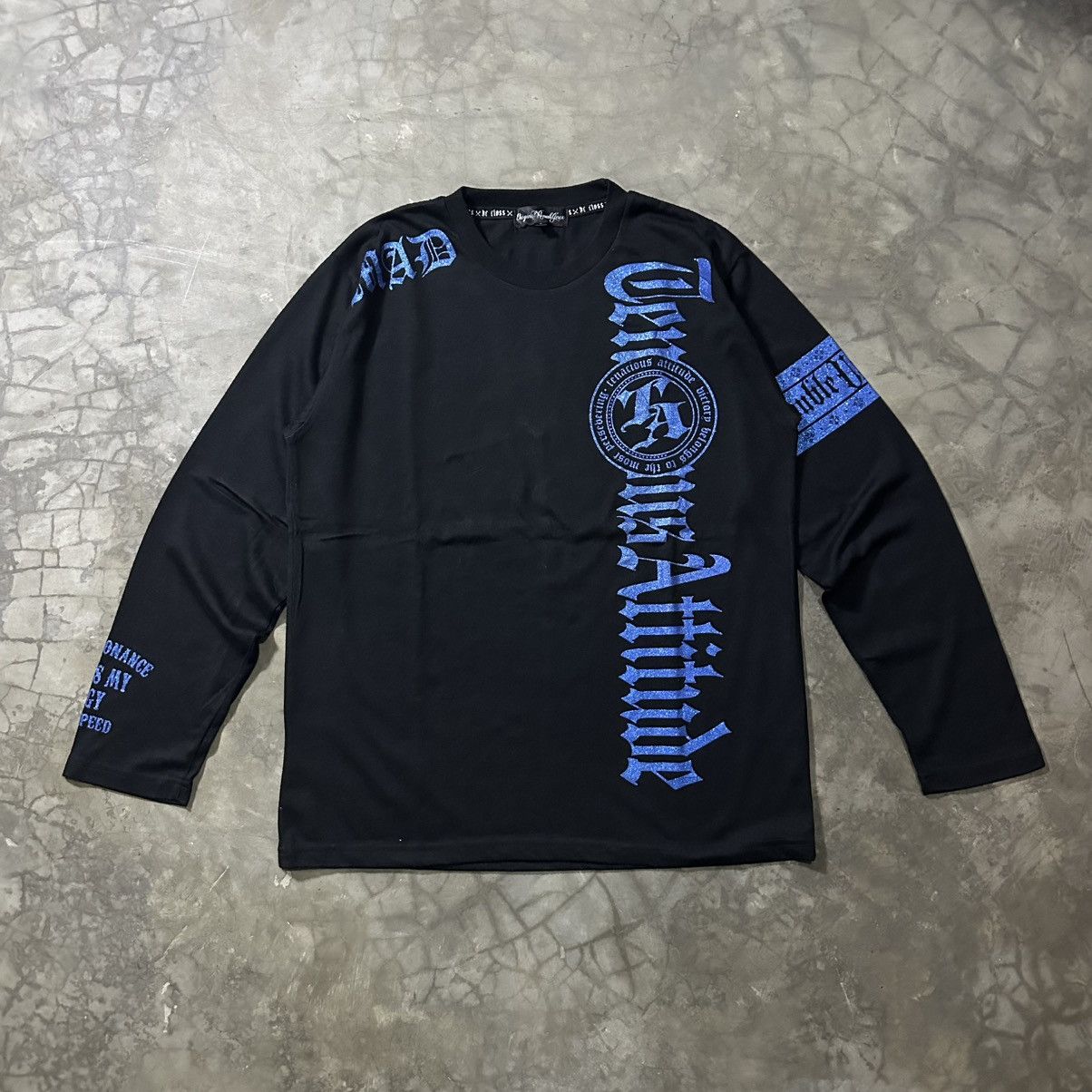 Japanese Brand Silent Eclipse Henley Long Sleeve LGB ifsixwasnine
