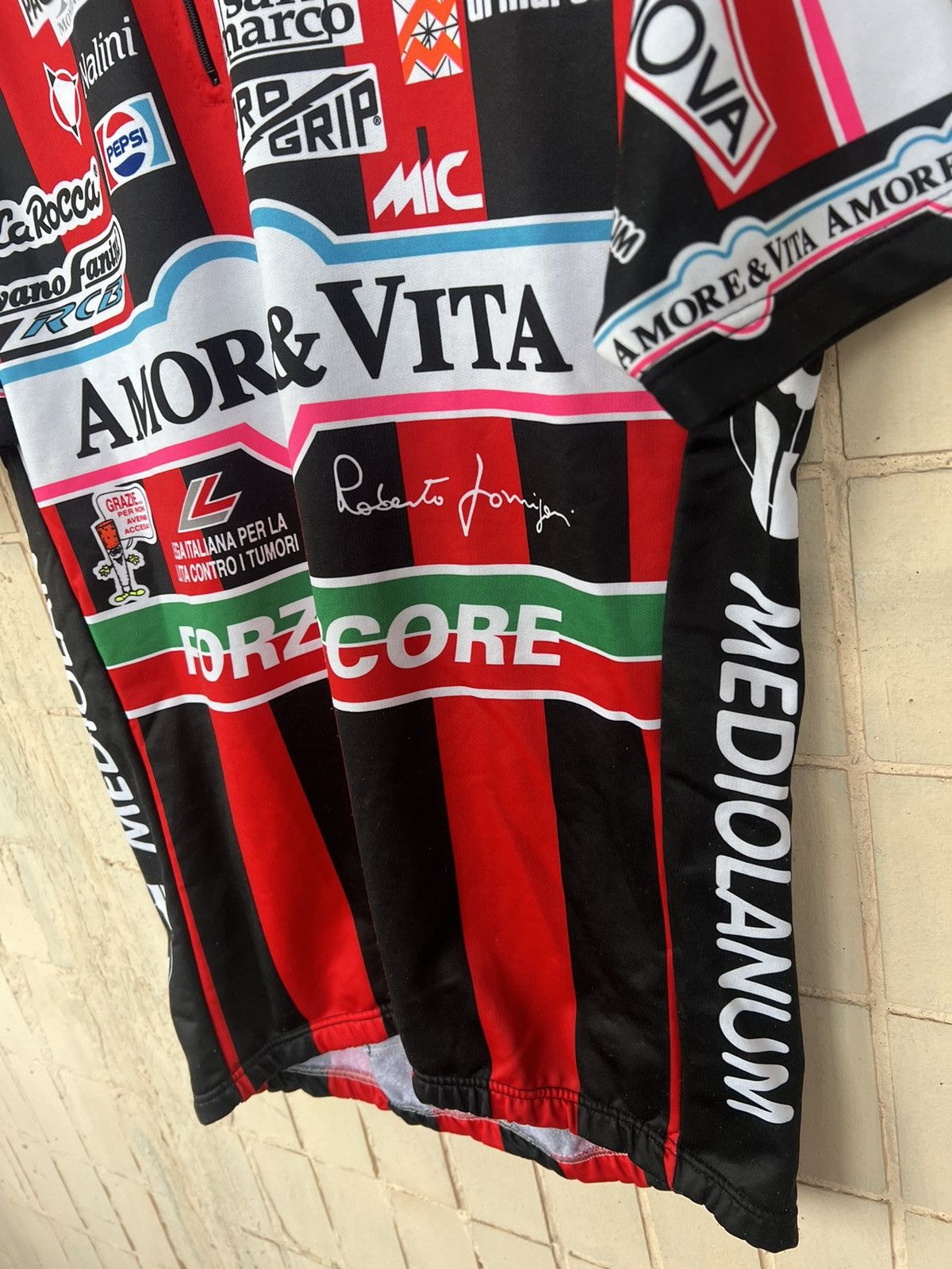 Bicycle Vintage Race 90s Jersey Amore Vita Canova Y2K Pepsi Size US M / EU 48-50 / 2 - 11 Thumbnail