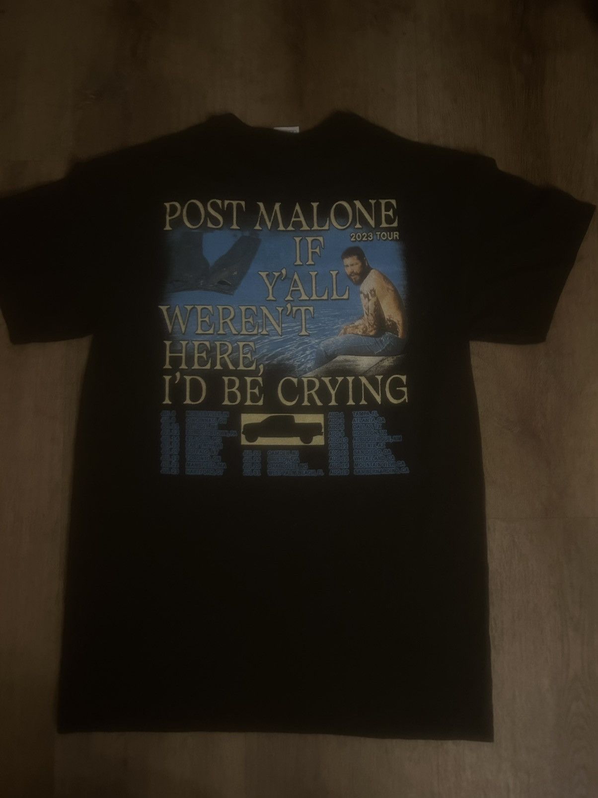Rap Tees “If Y’all Weren’t Here I’d Be Crying” 2023 Post Malone Tee Size US L / EU 52-54 / 3 - 2 Thumbnail